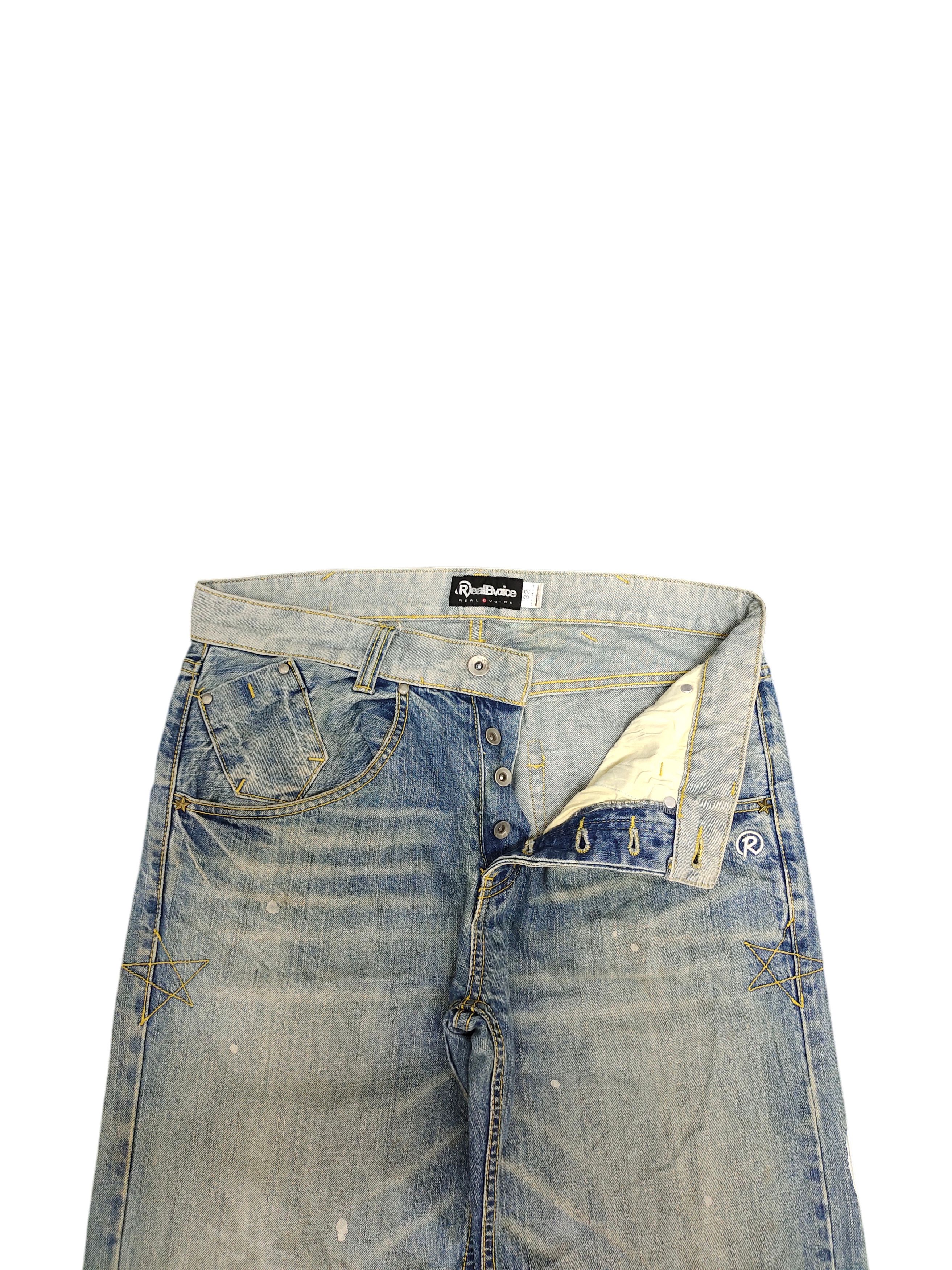 Kapital Real B Voice Japan '34 Real' Clawmark Faded Denim Jeans Size US 32 / EU 48 - 9 Thumbnail