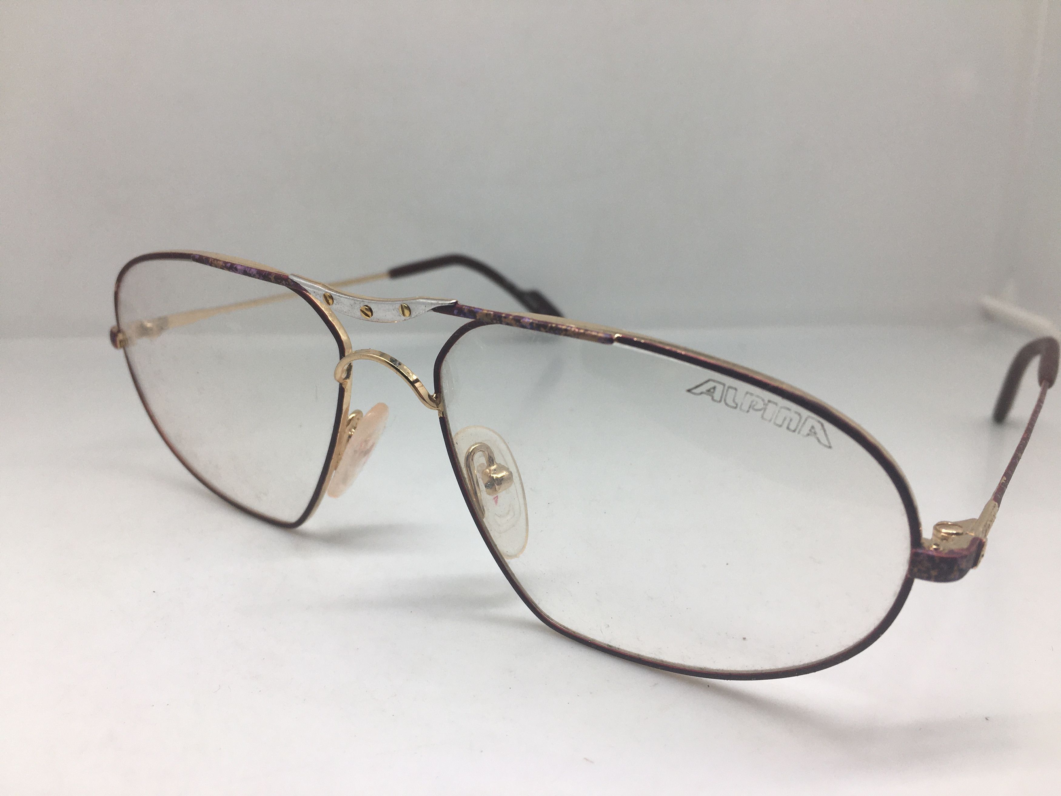Vintage Vintage Alpina M1F 755 Eyeglasses Frame Made in Germany Size ONE SIZE - 3 Thumbnail