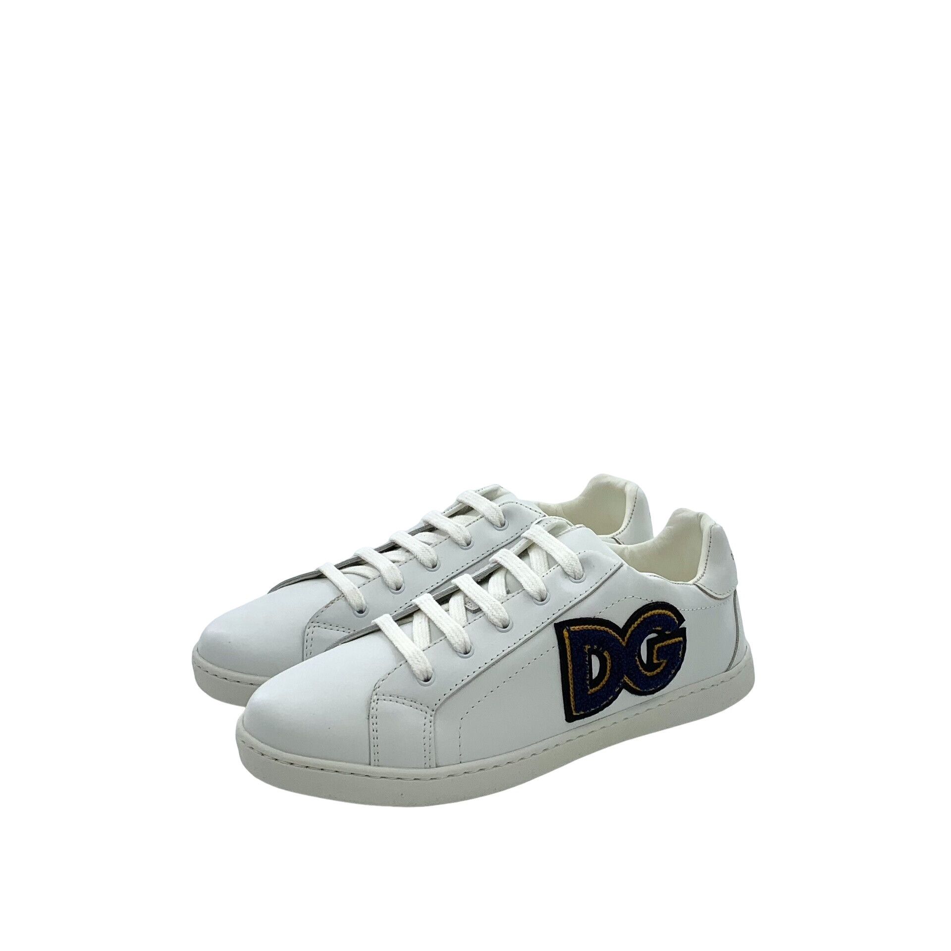 Dolce & Gabbana Dolce & Gabbana Logo Patch Low-Top Sneakers 37 Size US 7 / IT 37 - 1 Thumbnail