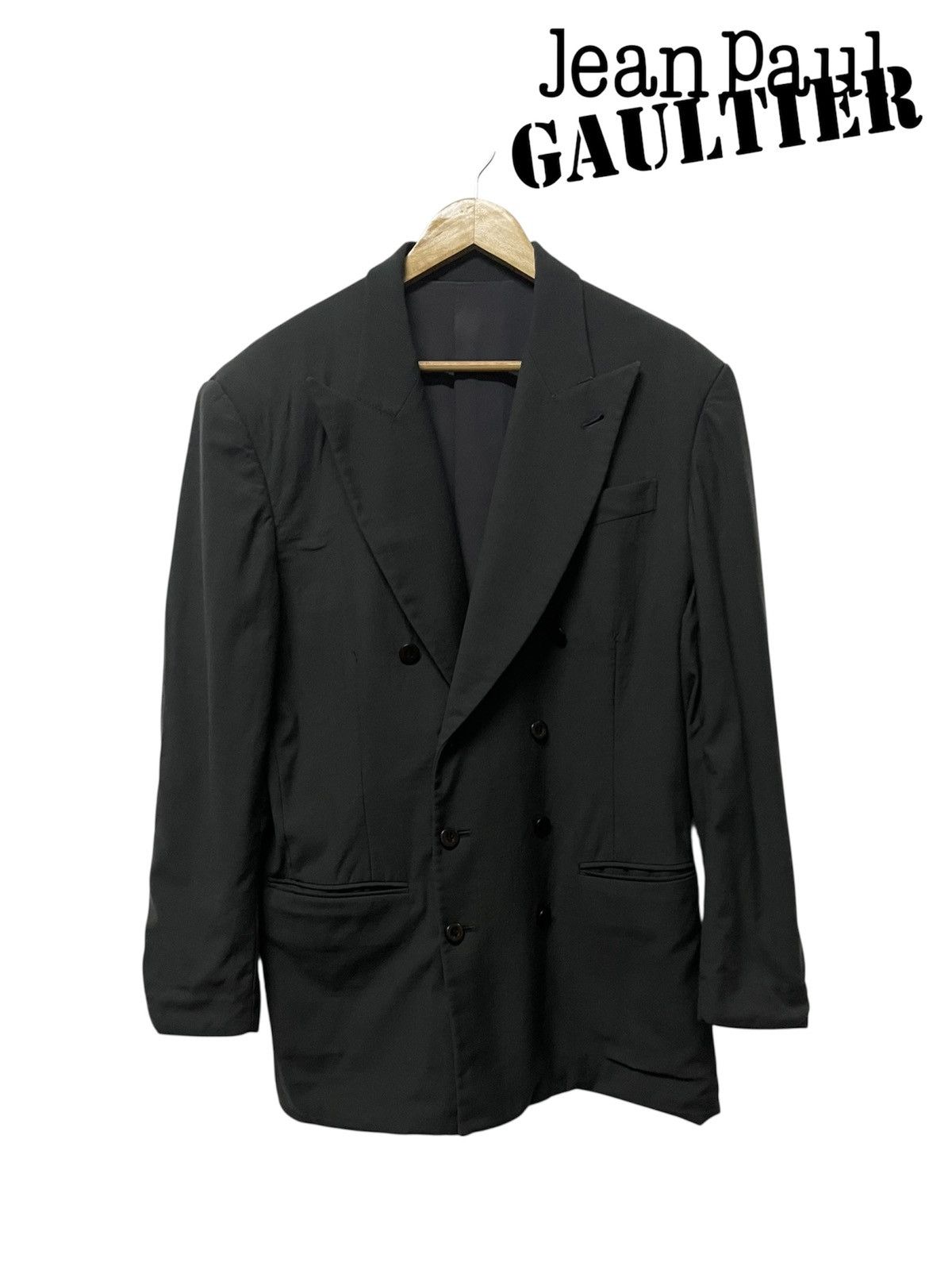 Jean Paul Gaultier VINTAGE JEAN PAUL GAULTIER HOMME WOOL BLZZER Size 50S - 1 Thumbnail