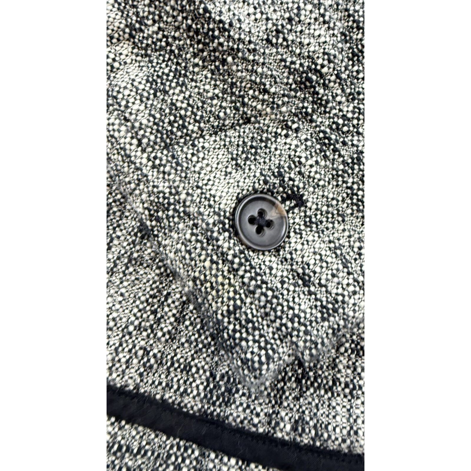 Anthropologie Anthropologie Cartonnier Blazer Womens 4 Gray Tweed Jacket Size S / US 4 / IT 40 - 3 Thumbnail
