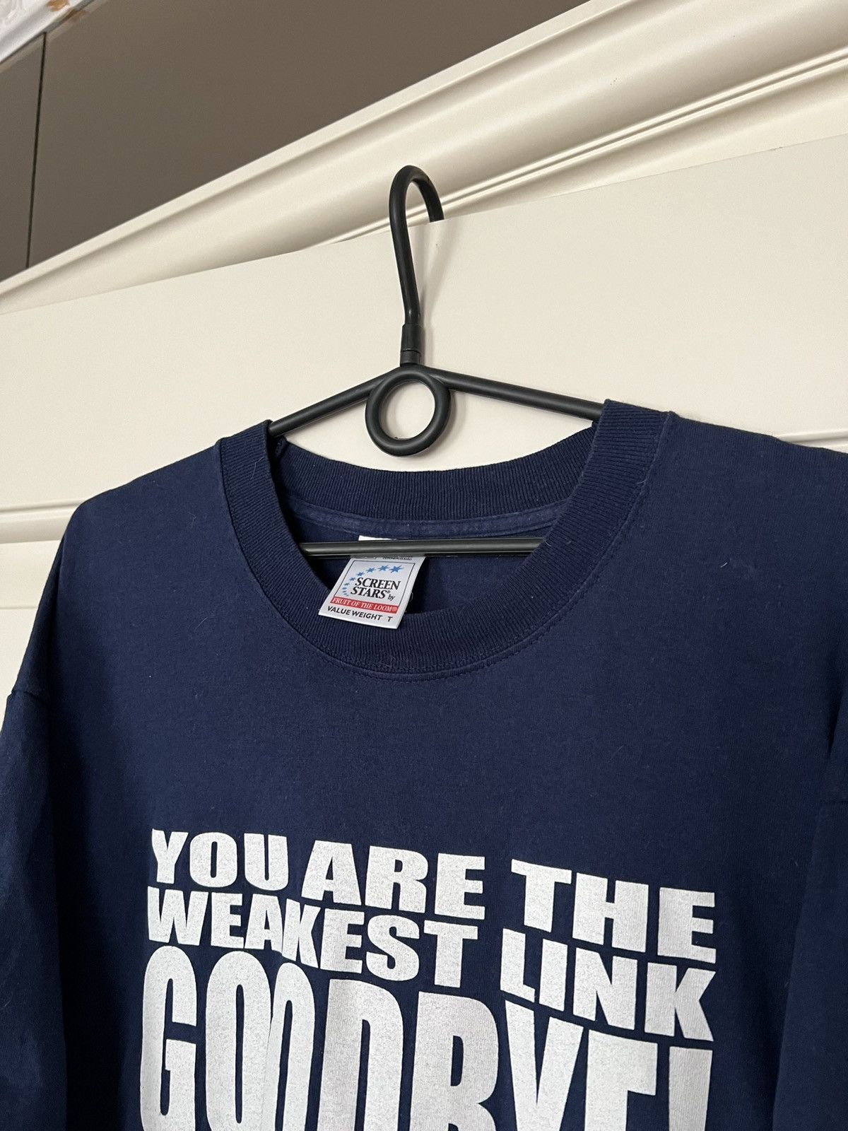 Vintage Vintage 90s The Weakest Link T-Shirt Tee BBC Show Funny Meme Size US XL / EU 56 / 4 - 9 Thumbnail