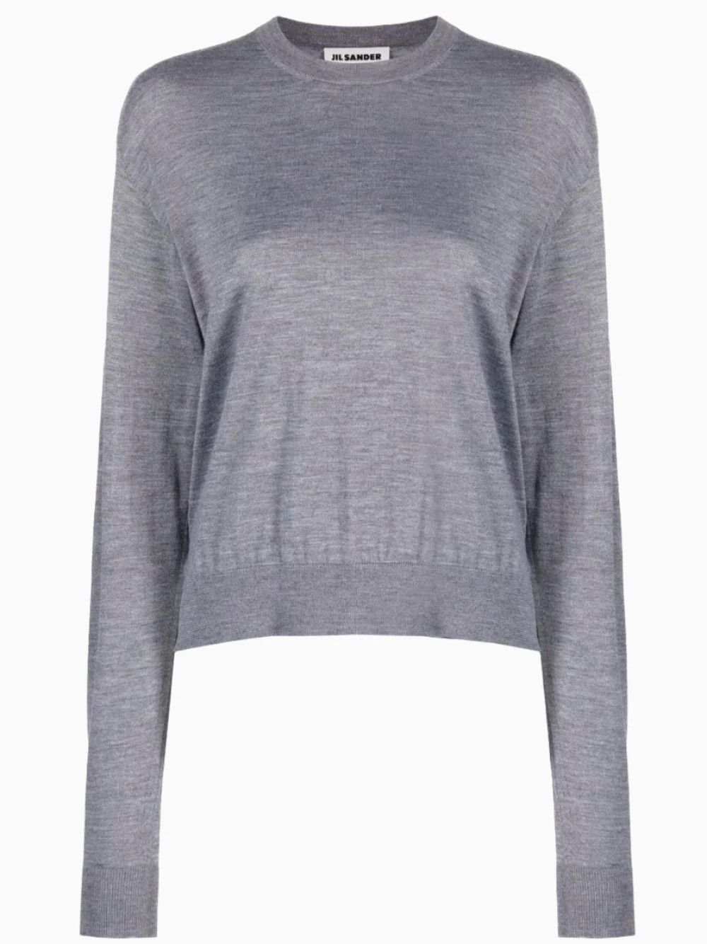 Jil Sander o1y1025 Crewneck Sweater in Slate Gray Size XS / US 0-2 / IT 36-38 - 1 Thumbnail