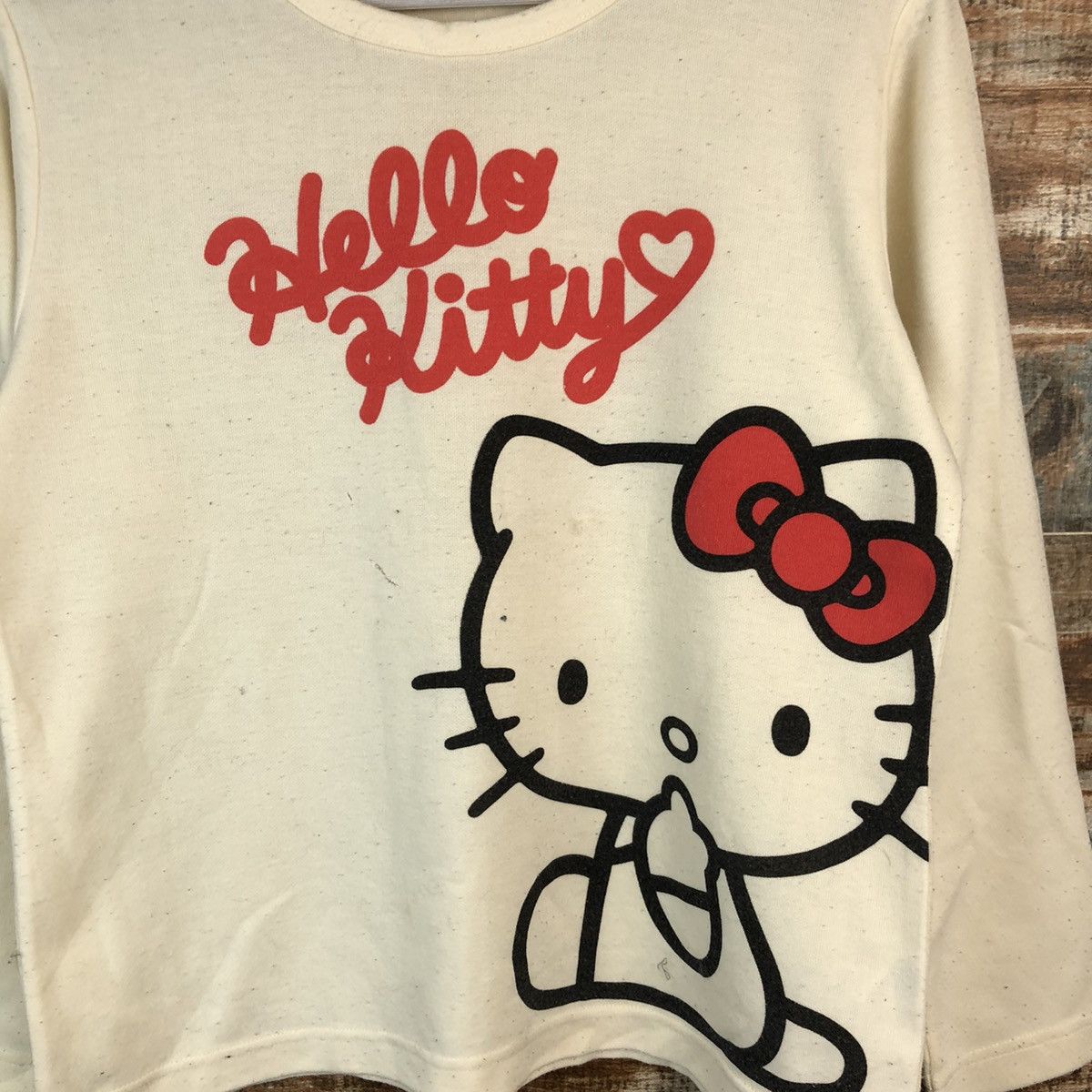 Cartoon Network × Japanese Brand DL Hello Kitty vintage White Sweatshirt #C074 Size M / US 6-8 / IT 42-44 - 5 Thumbnail