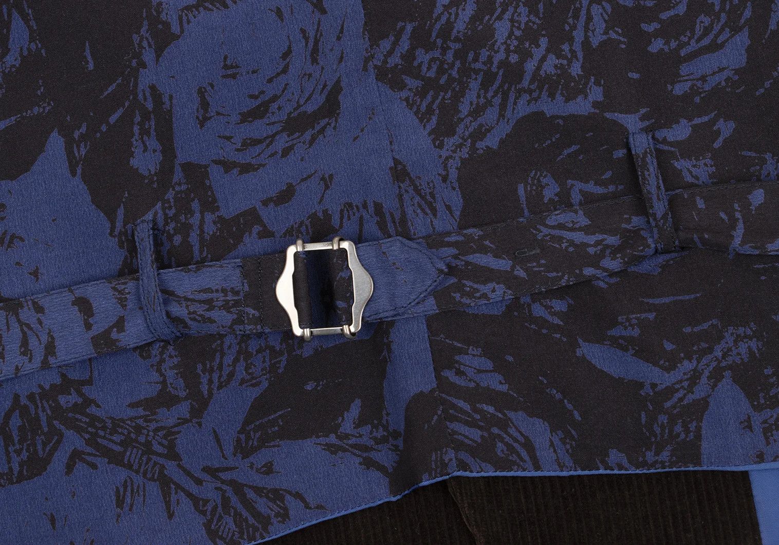 Issey Miyake Corduroy Gilet Vest in Brown and Blue, Size M Size US M / EU 48-50 / 2 - 11 Thumbnail
