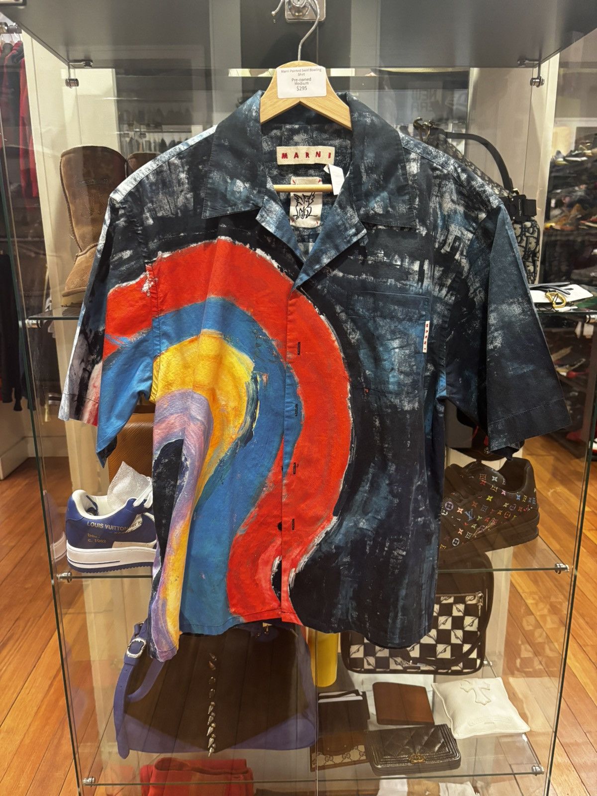 Marni Marni Painted Swirl Bowling Shirt Size US S / EU 44-46 / 1 - 1 Thumbnail