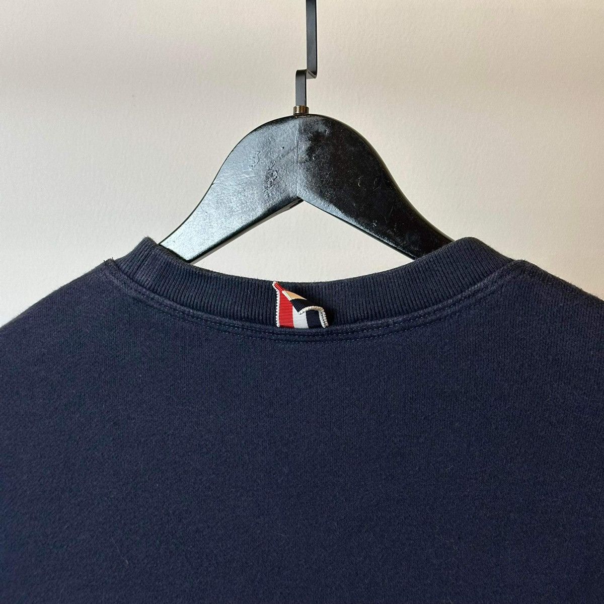 Thom Browne THOM BROWNE 4 BAR NAVY SWEATER Size US L / EU 52-54 / 3 - 11 Thumbnail