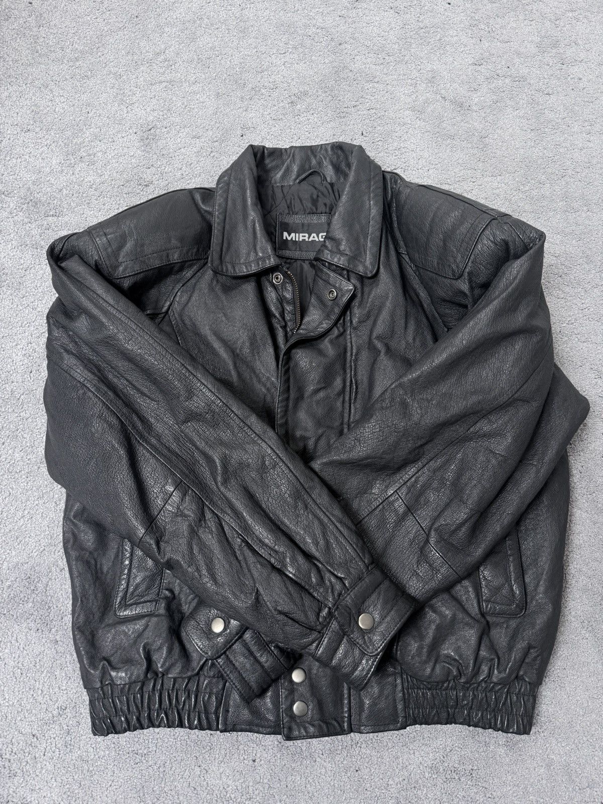 Mirage Vintage Mirage Leather Bomber jacket size S Size US S / EU 44-46 / 1 - 4 Thumbnail