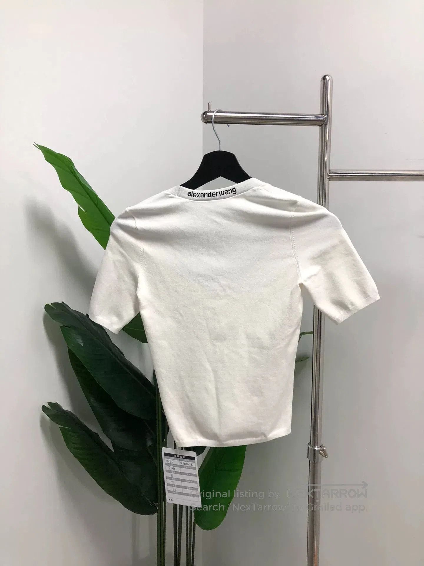 Alexander Wang Alexander Wang White Short Sleeve Top. Size S / US 4 / IT 40 - 2 Thumbnail