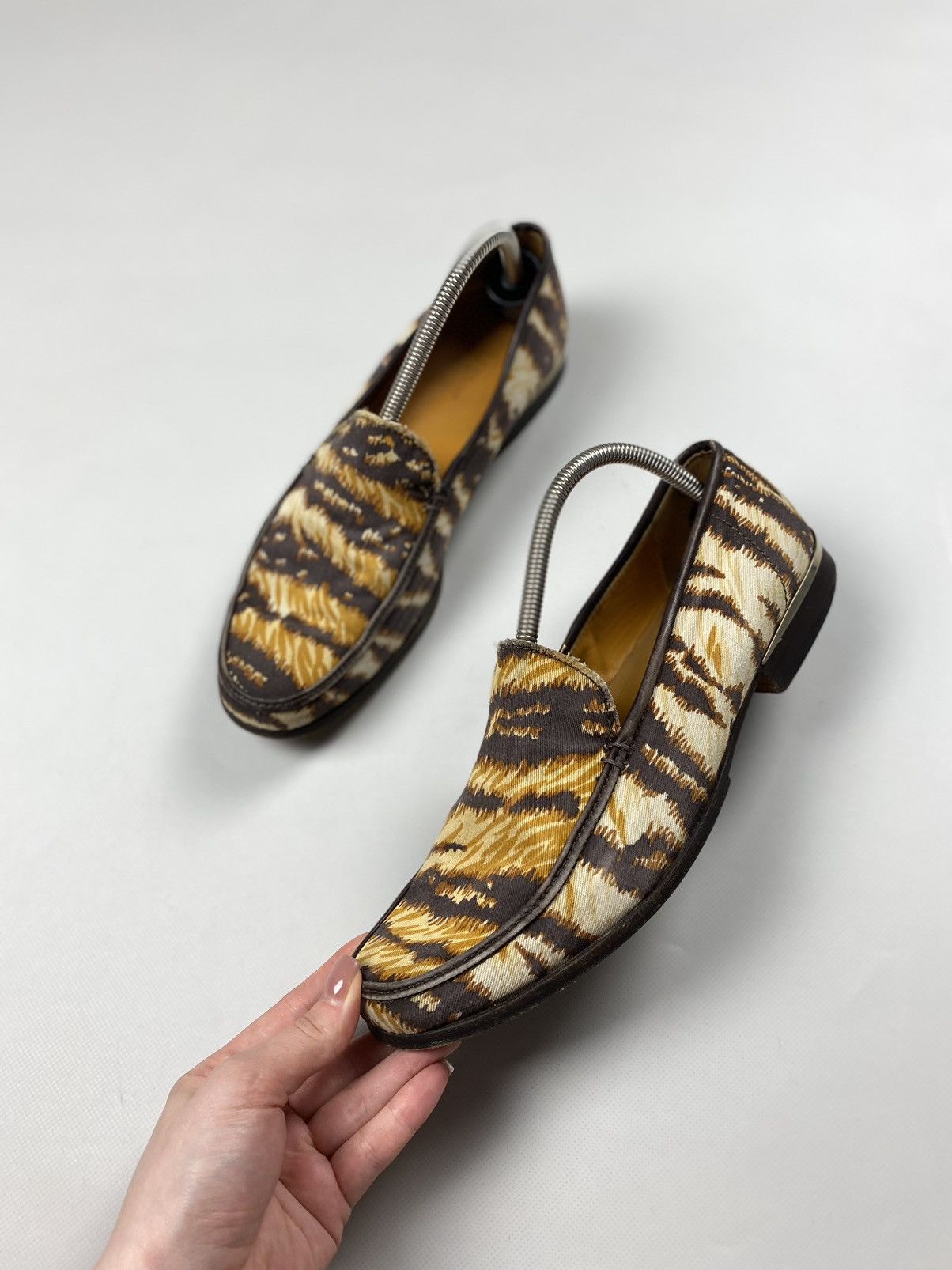 Dolce & Gabbana Dolce & Gabbana men’s vintage animal pattern loafer shoes Size US 8.5 / EU 41-42 - 18 Thumbnail