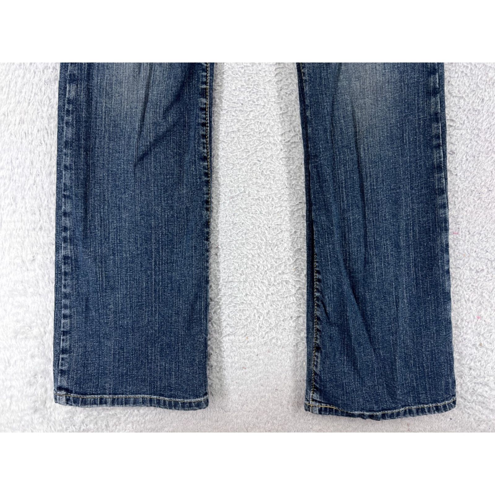 Anchor Blue AnchorBlue Jeans Womens 7 Denim Bootcut Slim Low Rise 5-Pocket Blue Cotton Blend Denim Vintage No Size 28" / US 6 / IT 42 - 6 Thumbnail