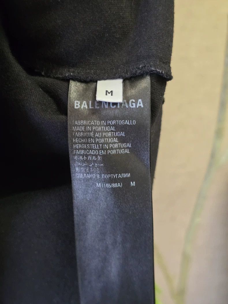 Balenciaga Balenciaga Rhinestone slogan short sleeve Size US M / EU 48-50 / 2 - 5 Thumbnail