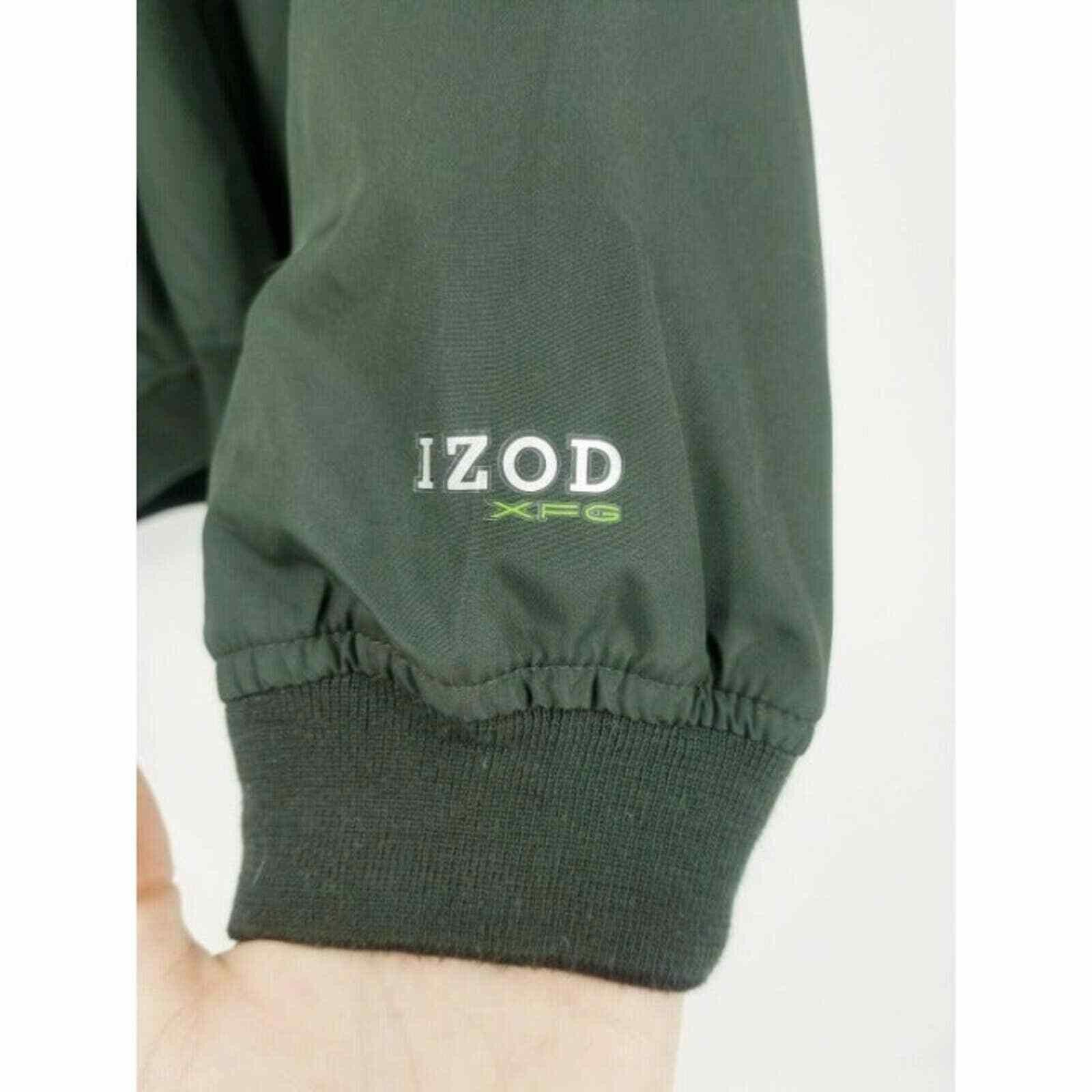 Izod IZOD X-Treme Function Golf Green Pullover Windbreaker V Nec Size US M / EU 48-50 / 2 - 5 Thumbnail