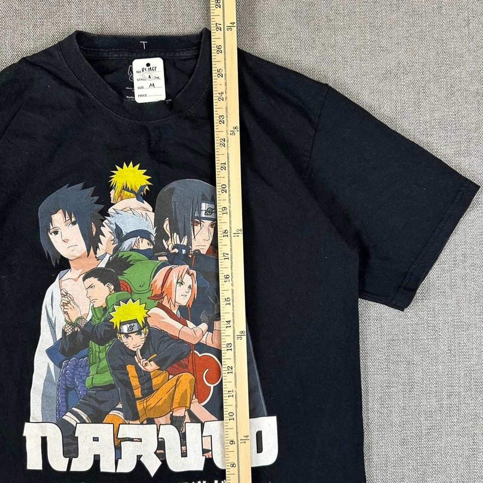 Anime Naruto Shippuden black Anime t-shirt Size US M / EU 48-50 / 2 - 6 Thumbnail