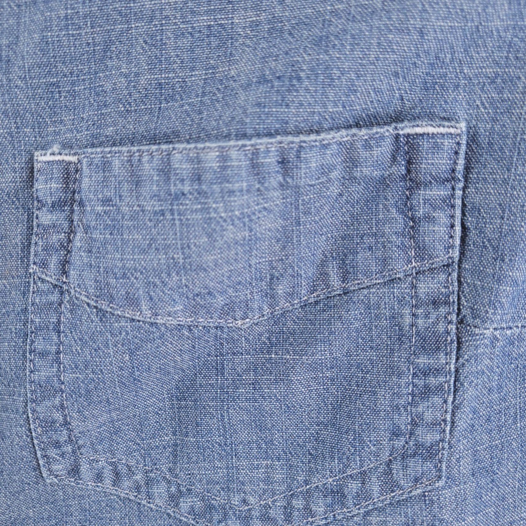 J.Crew J Crew Shirt Womens XS Blue Chambray Popover Button Denim Shirt Size XS / US 0-2 / IT 36-38 - 3 Thumbnail