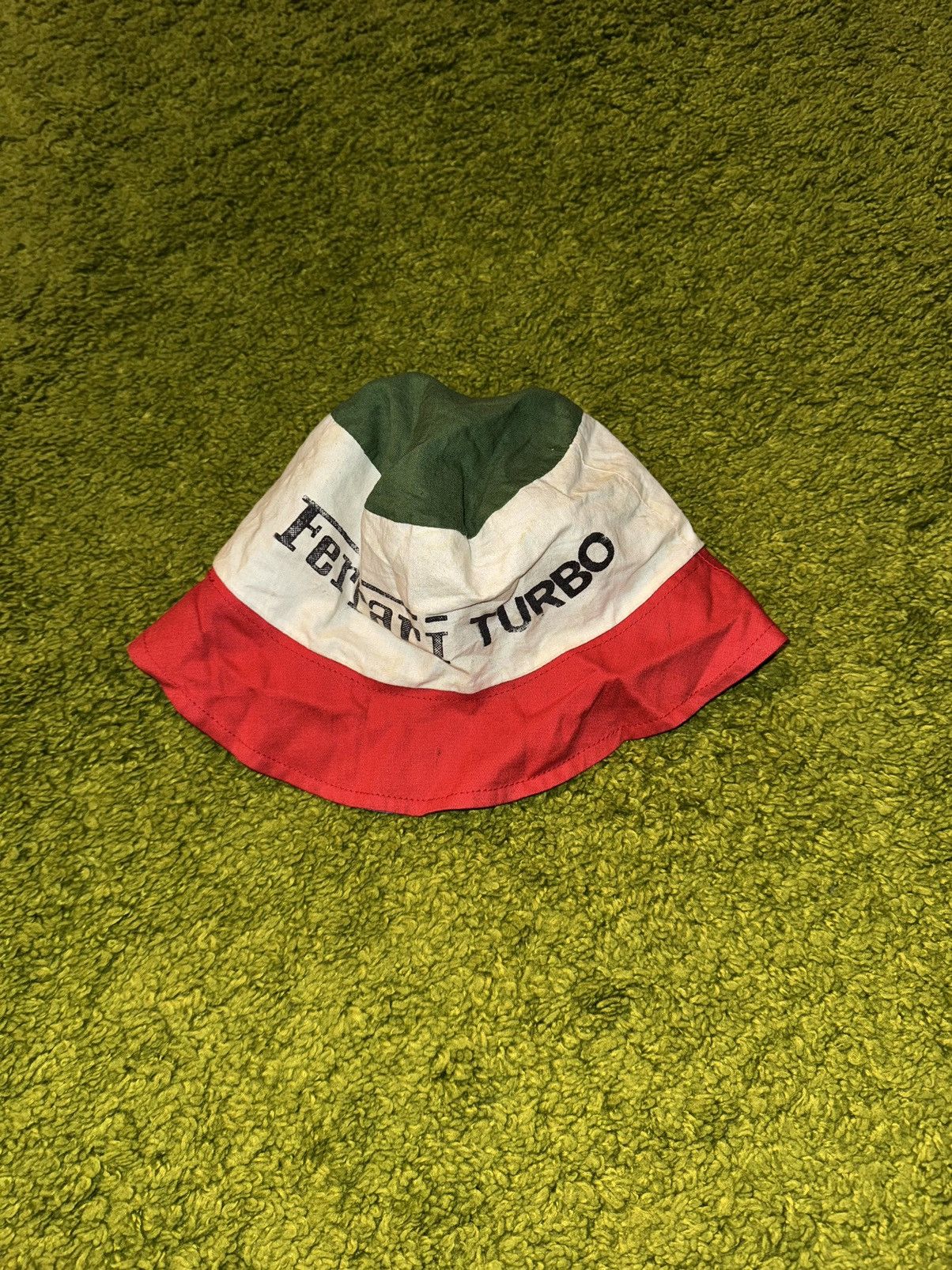 Ferrari × Vintage Ferrari turbo 1990s vintage racing bucket hat Size 32 - 4 Thumbnail