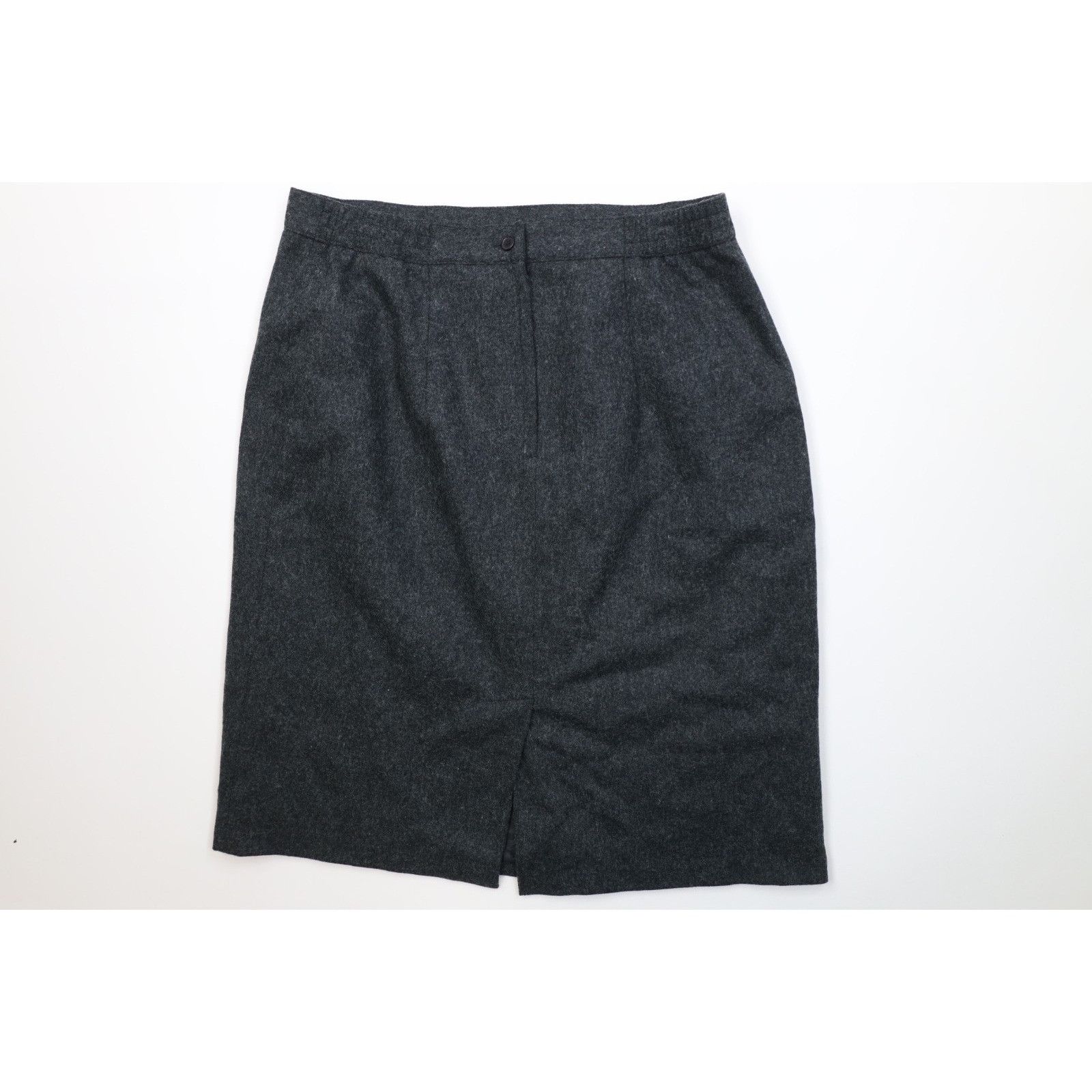 Vintage Vintage 90s Streetwear Blank Wool Business Skirt Size 40" / US 18 - 6 Thumbnail