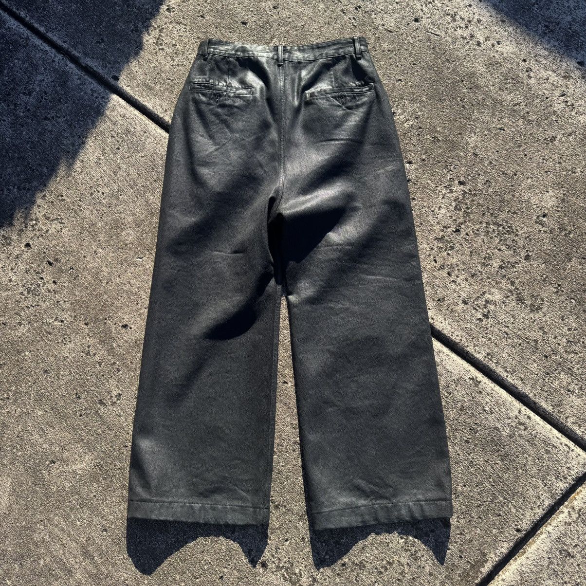 Rick Owens Drkshdw Rick Owens Mastodon Cut Waxed Denim SS17 Size US 29 - 2 Thumbnail