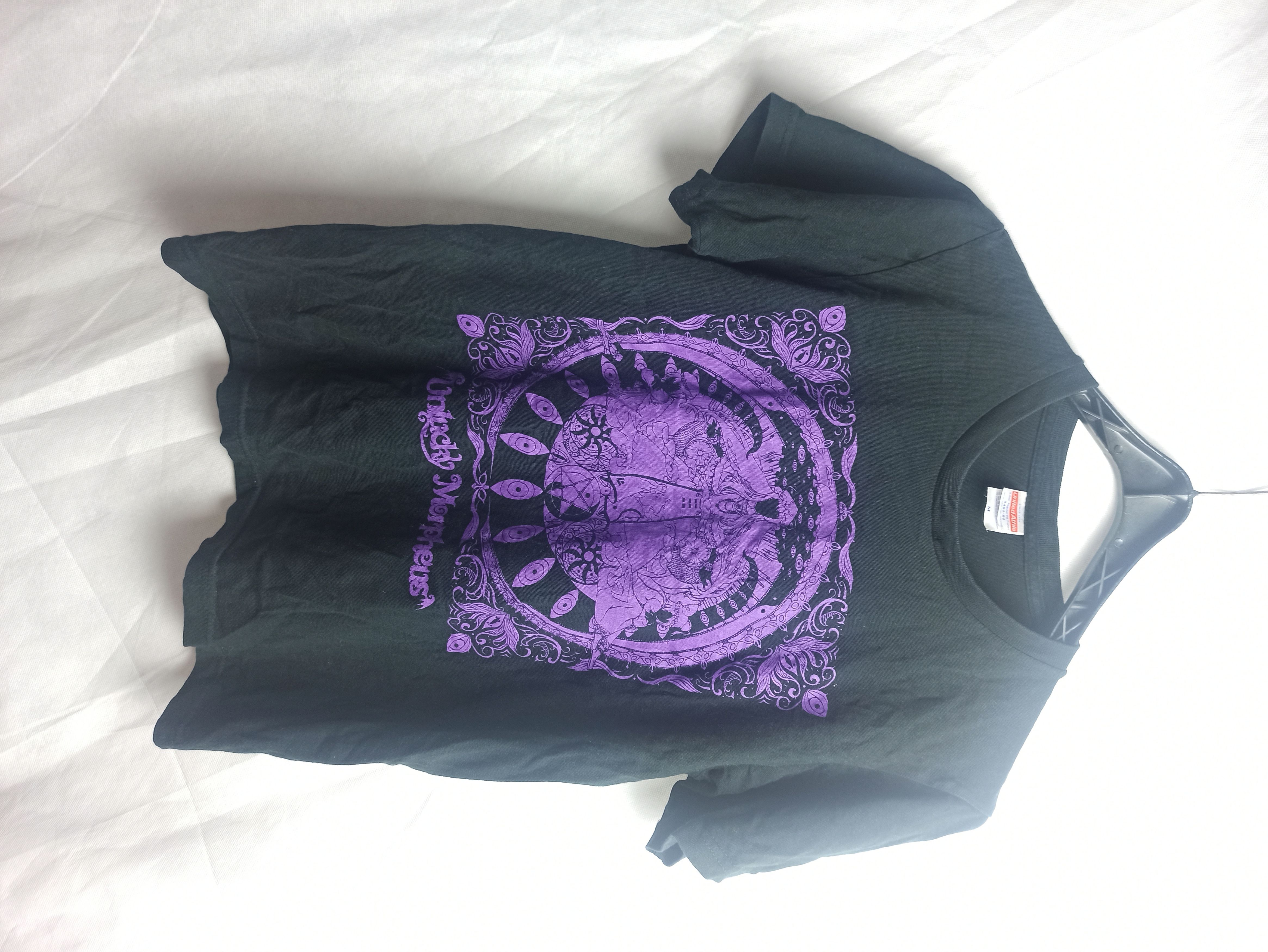 image of Band Tees x Rock Band Ankimo Unlucky Morpheus Lunatic East 2019 T-Shirt in Black (Size Medium)