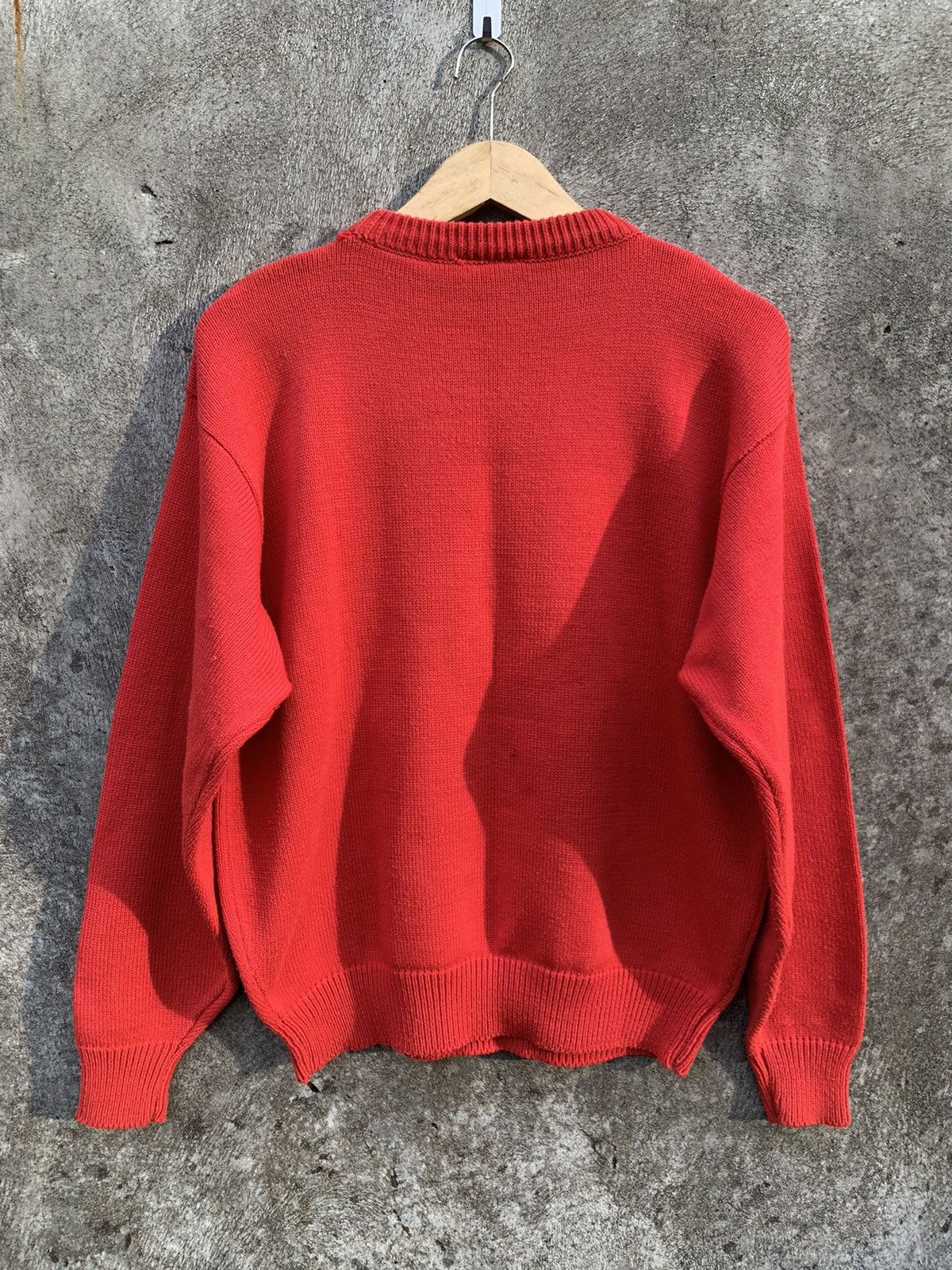 Hugo Boss × Vintage Vintage 80s Hugo Boss embroidered knit sweater Size US L / EU 52-54 / 3 - 9 Thumbnail