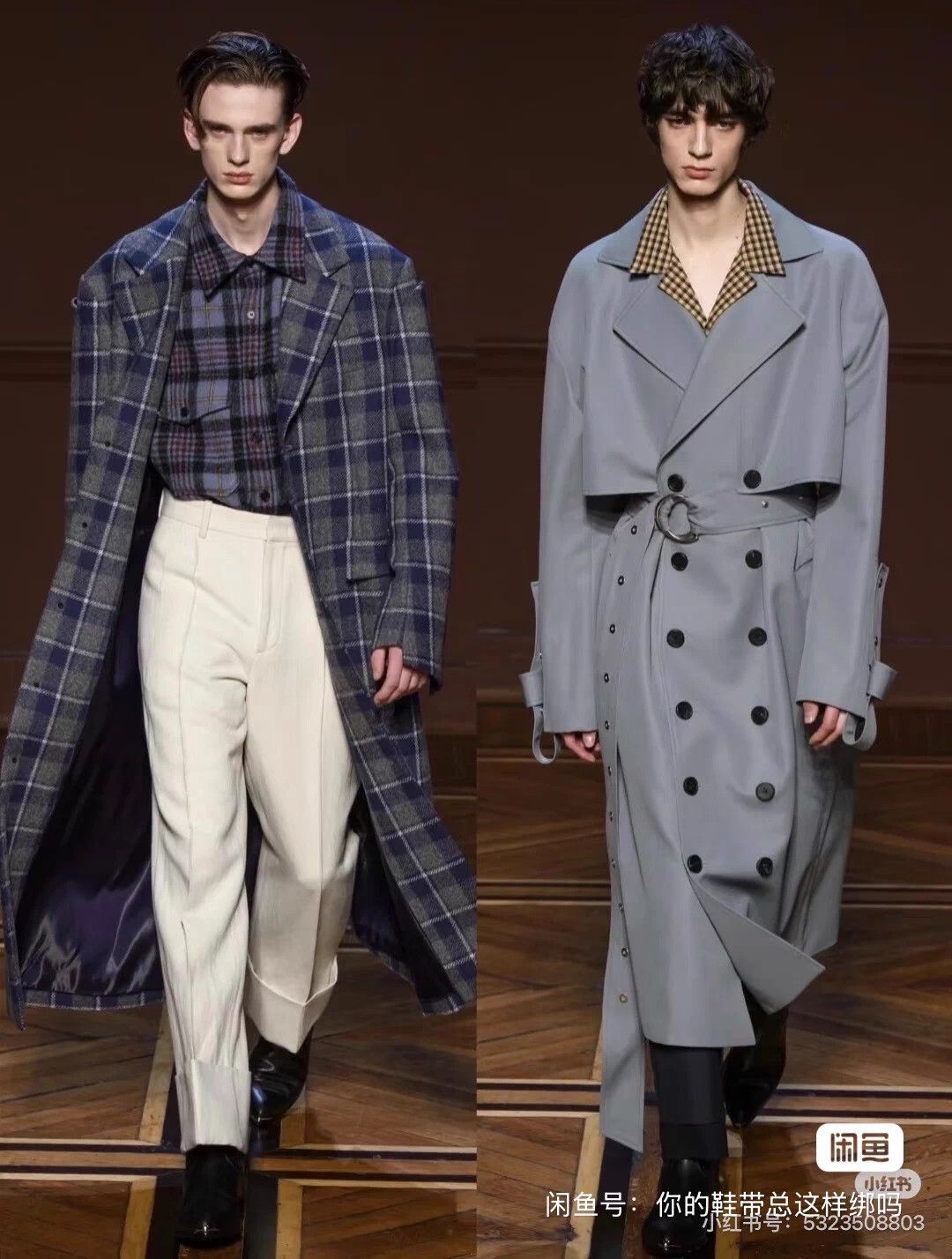 Wooyoungmi Wooyoungmi 19FW Runway Men's Oversized Long Wool Trench 46 (M) Size US M / EU 48-50 / 2 - 2 Thumbnail