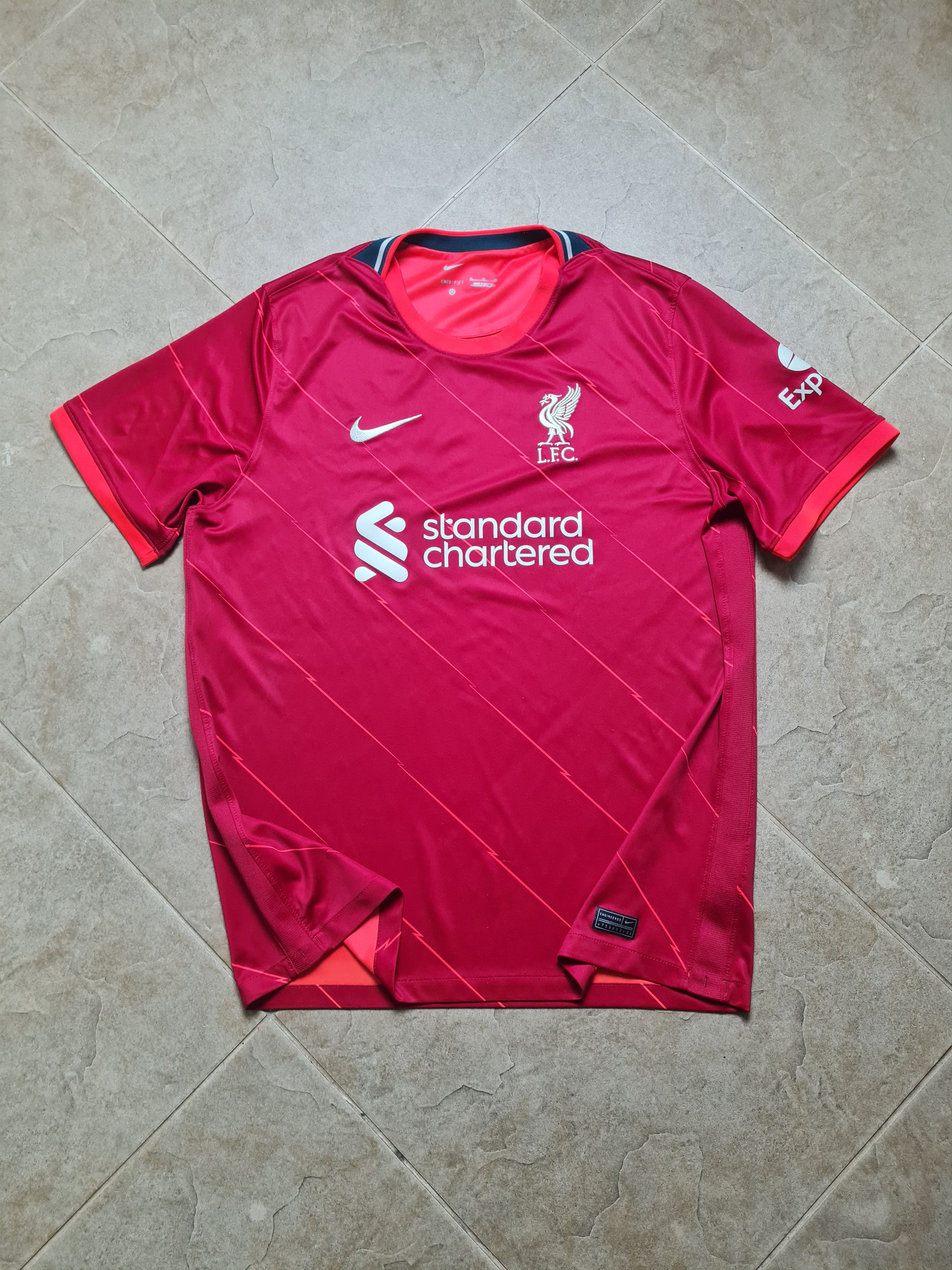 Nike SOCCER SHIRT NIKE LIVERPOOL FC HOME FOOTBALL JERSEY 2021/22 Size US XL / EU 56 / 4 - 4 Thumbnail