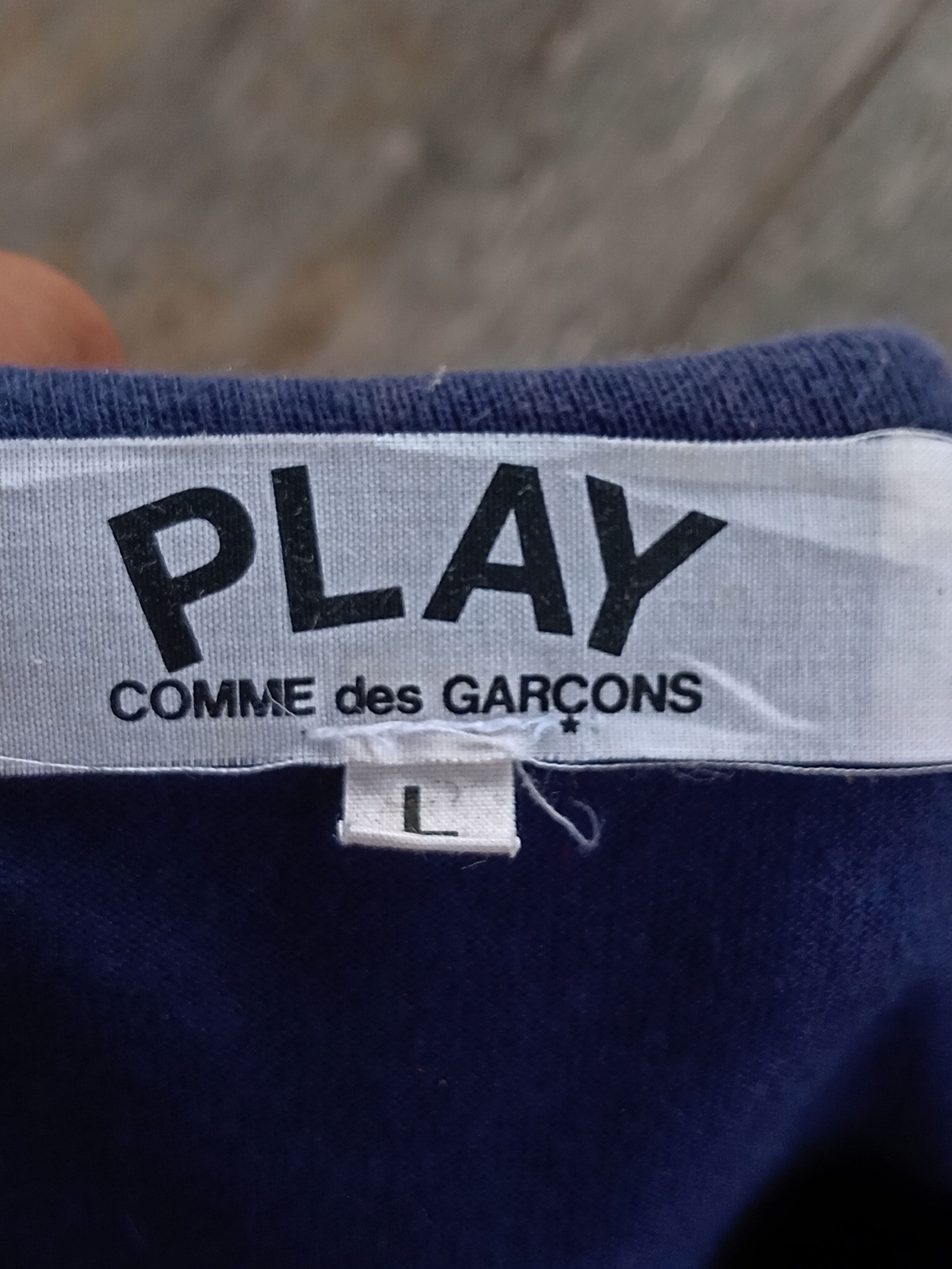 Comme des Garcons × Comme des Garcons PLAY × Vintage T-SHIRT PLAY X COMME DES GARCONS Size XS / US 0-2 / IT 36-38 - 3 Thumbnail