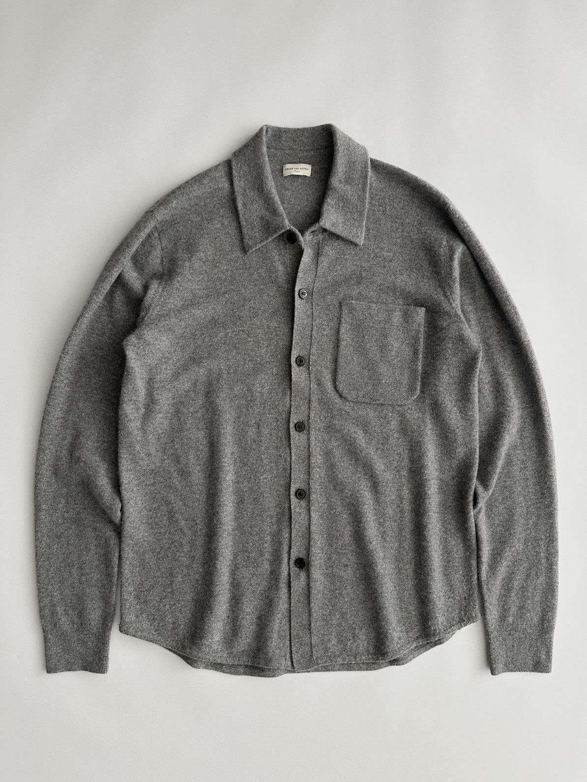 Dries Van Noten Dries Van Noten Cashmere Shirt Cardigan Sweater Size US L / EU 52-54 / 3 - 1 Thumbnail
