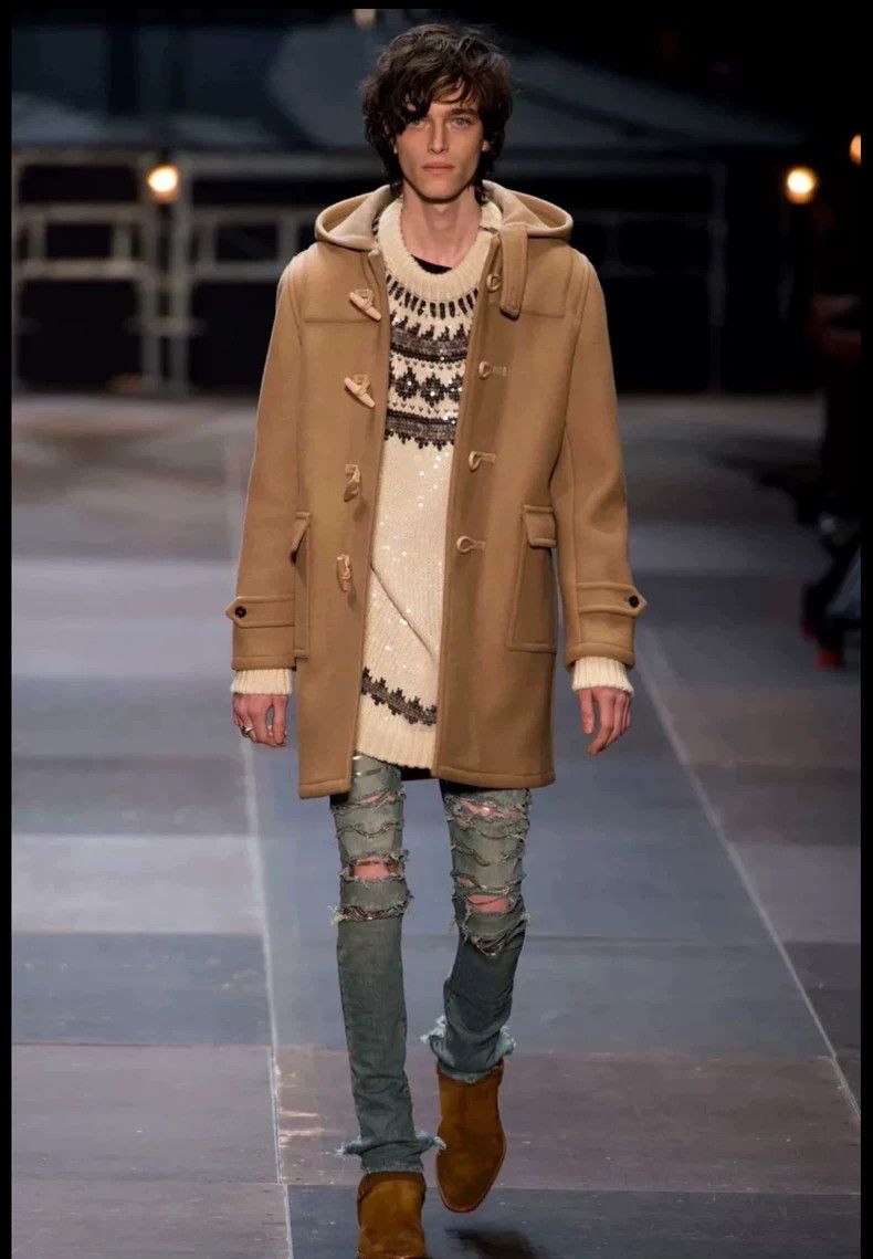 Yves Saint Laurent Saint Laruent13 Autumn and Winter Show Style Light Blue Was Size US 28 / EU 44 - 8 Thumbnail