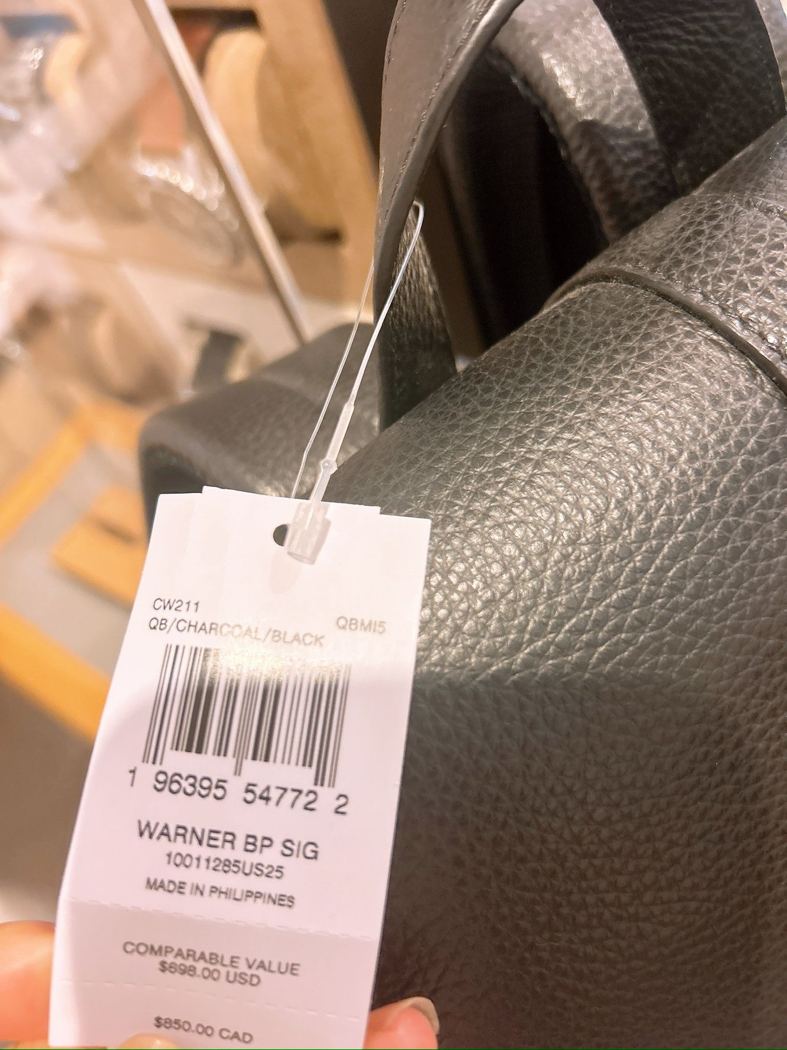 Coach Warner Backpack In Signature Canvas CW211 Size ONE SIZE - 8 Thumbnail