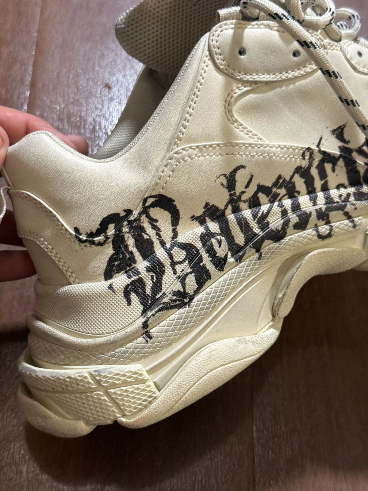 Balenciaga Balenciaga Triple S Diy Metal Shoes size 45 Size US 12 / EU 45 - 10 Thumbnail