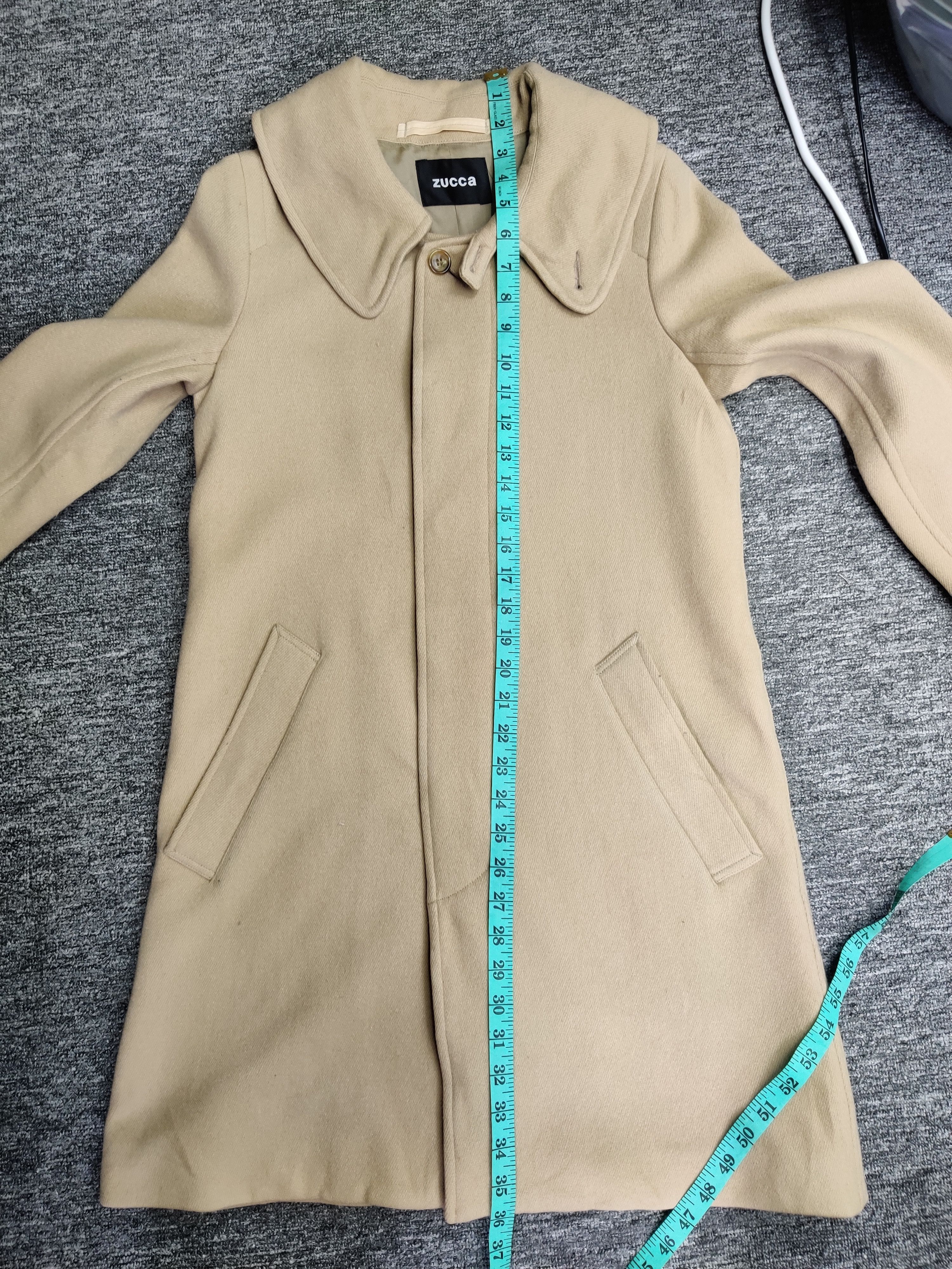 CABANE de ZUCCa Vintage Issey Miyake Zucca Wool Long Coat Size US S / EU 44-46 / 1 - 11 Thumbnail
