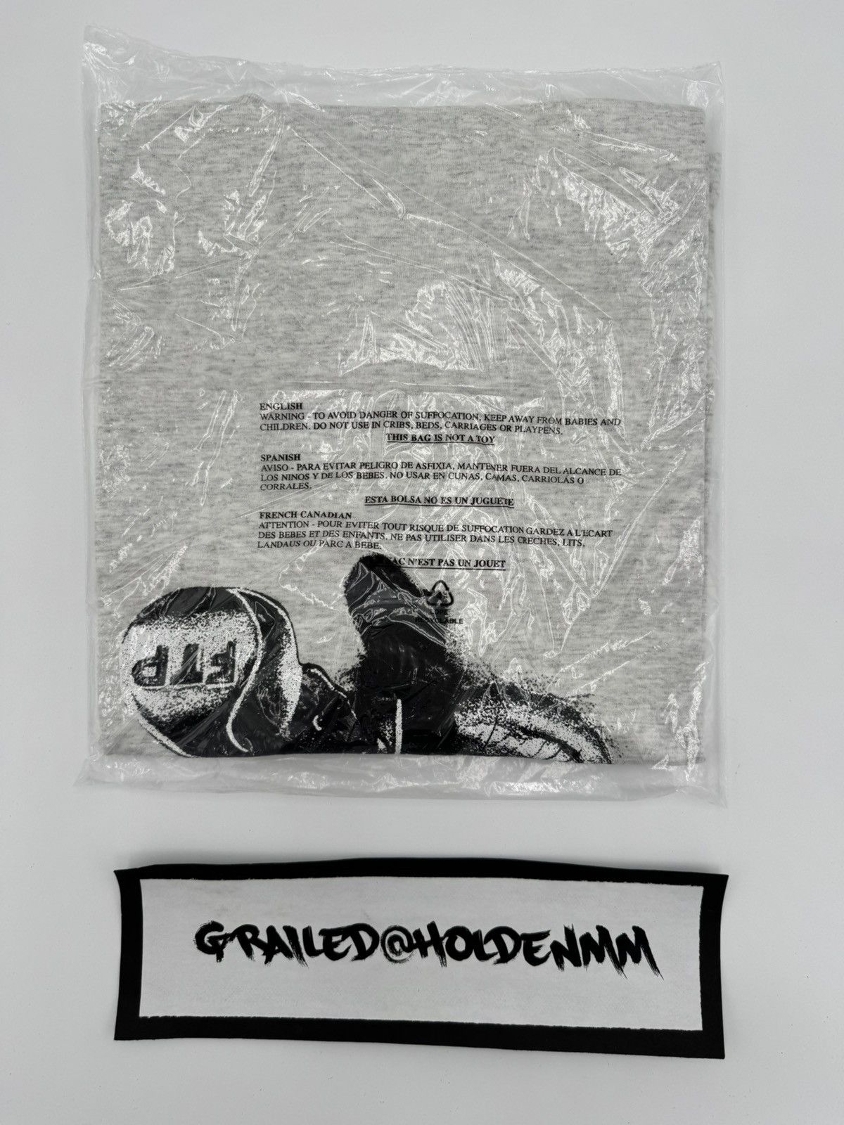Fuck The Population FTP Pupil Tee Ash Grey Size US XXL / EU 58 / 5 - 3 Thumbnail