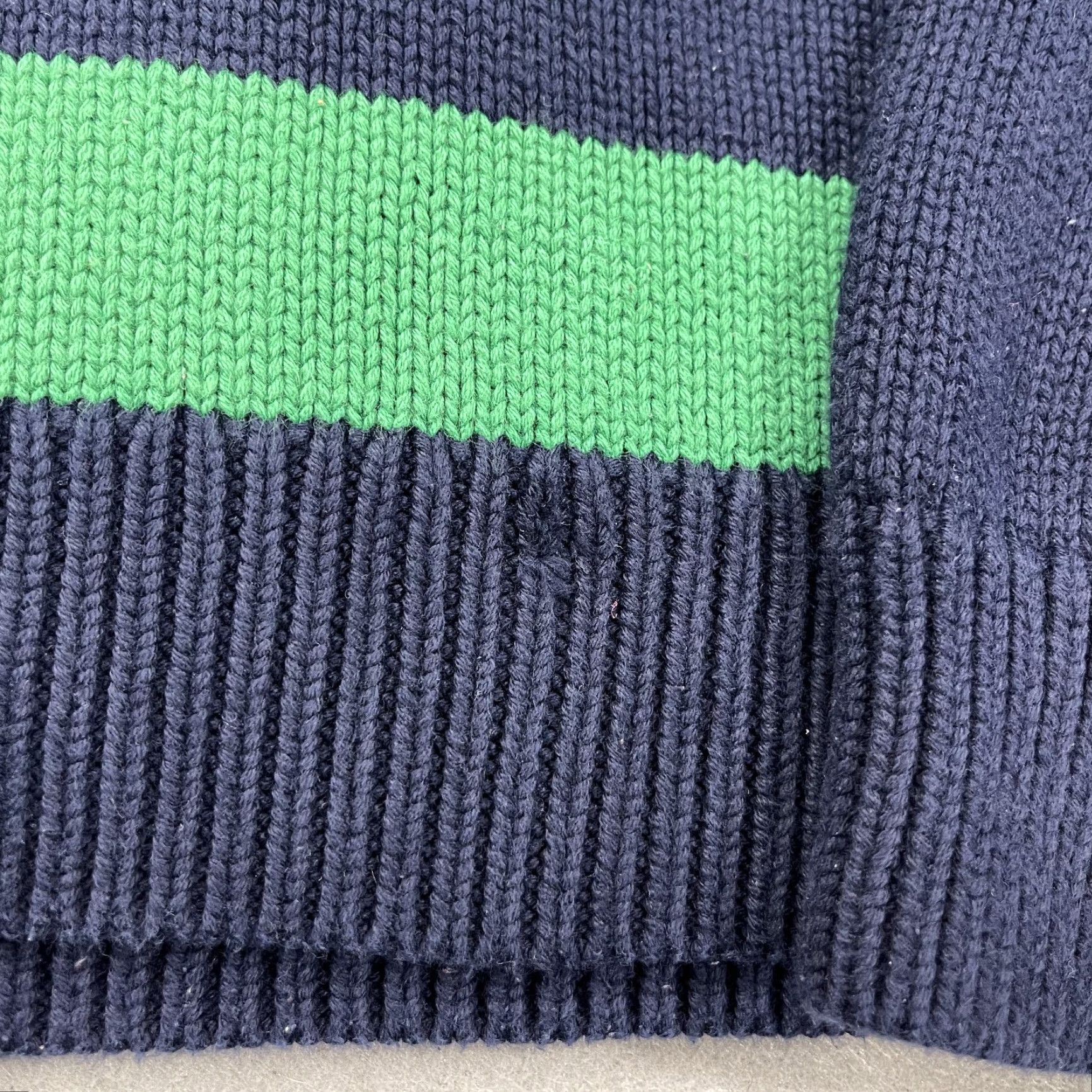 Polo Ralph Lauren Polo Ralph Lauren Sweater Mens Medium Shawl Striped Yacht Challenge 12M Cotton Size US M / EU 48-50 / 2 - 5 Thumbnail