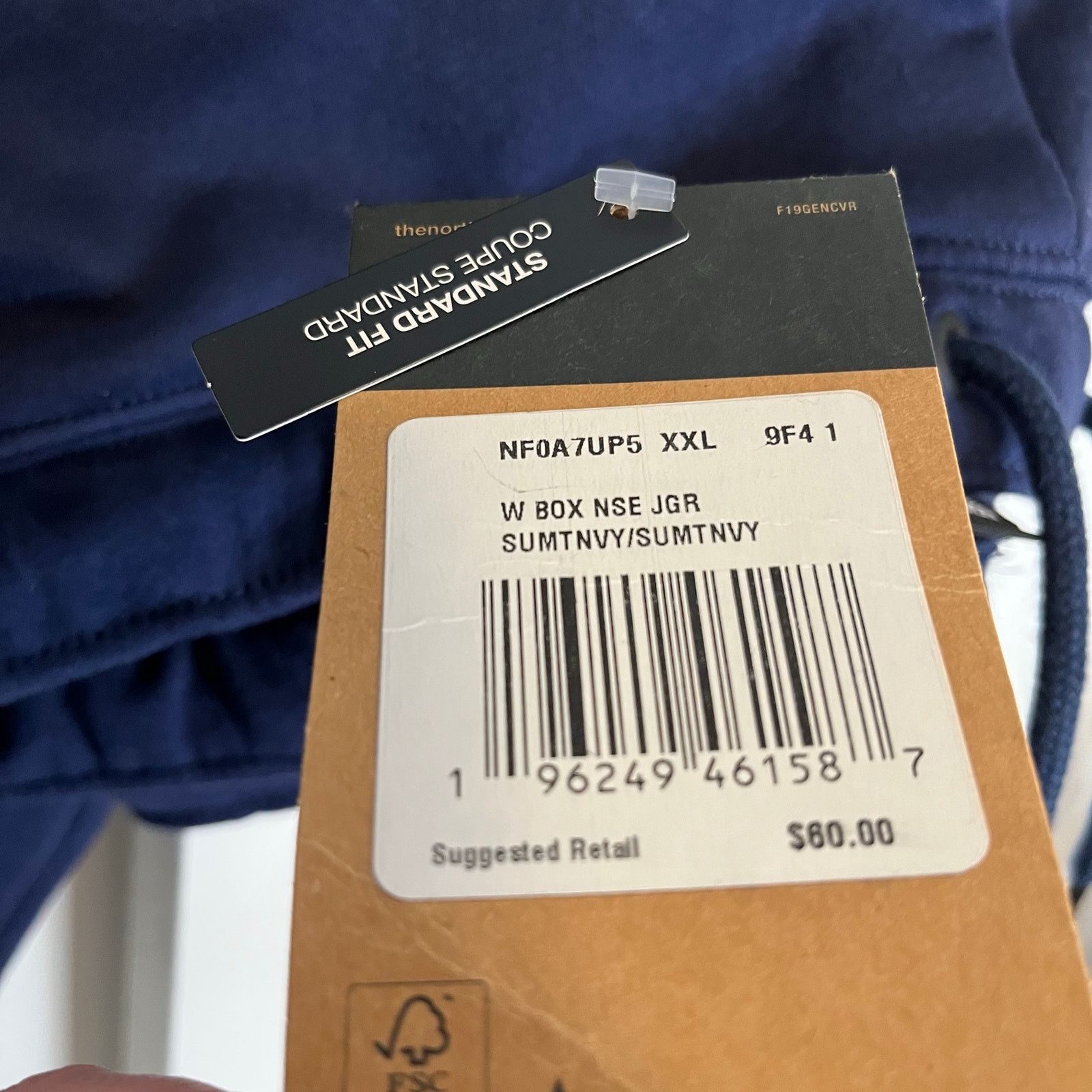The North Face •NWT• THE NORTH FACE NAVY BOX JOGGER XXL • NFOA7UP5 Size 42" / US 20 - 3 Thumbnail
