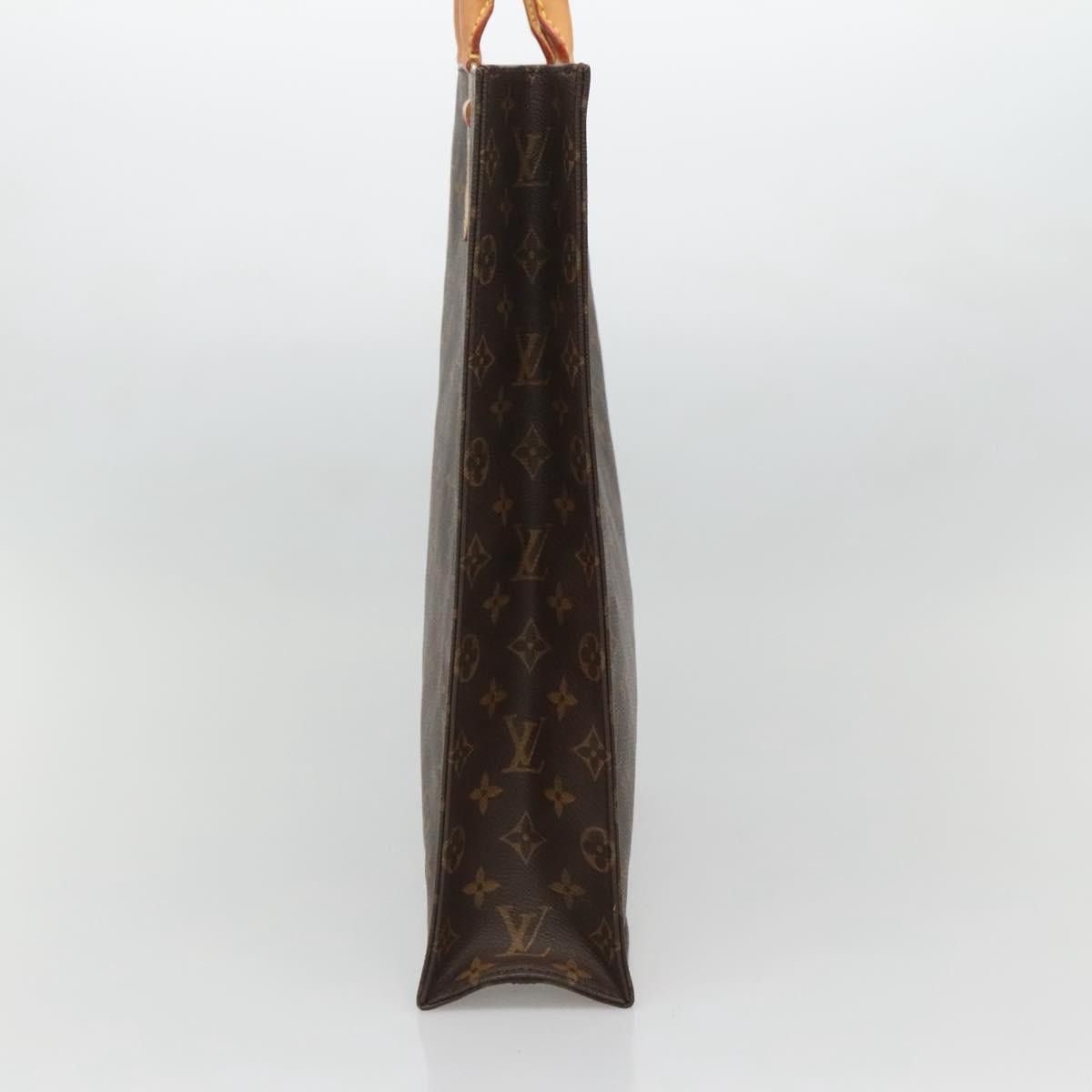 Louis Vuitton LOUIS VUITTON Monogram Sac Plat Hand Bag M51140 Size ONE SIZE - 4 Thumbnail
