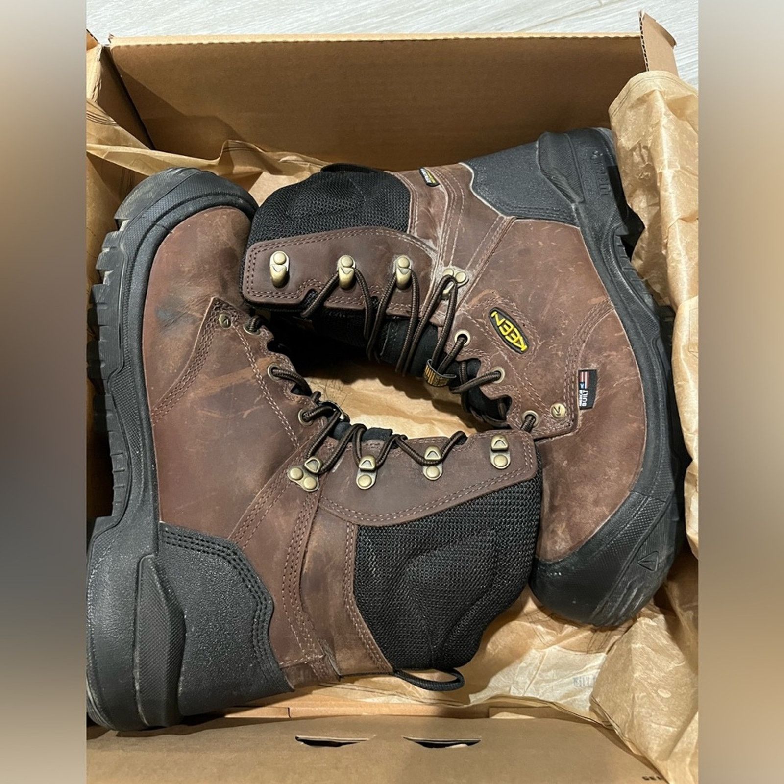 KEEN KEEN Utility Independence 8" 600G Work Boots Men 10D Size US 10 / EU 43 - 9 Thumbnail