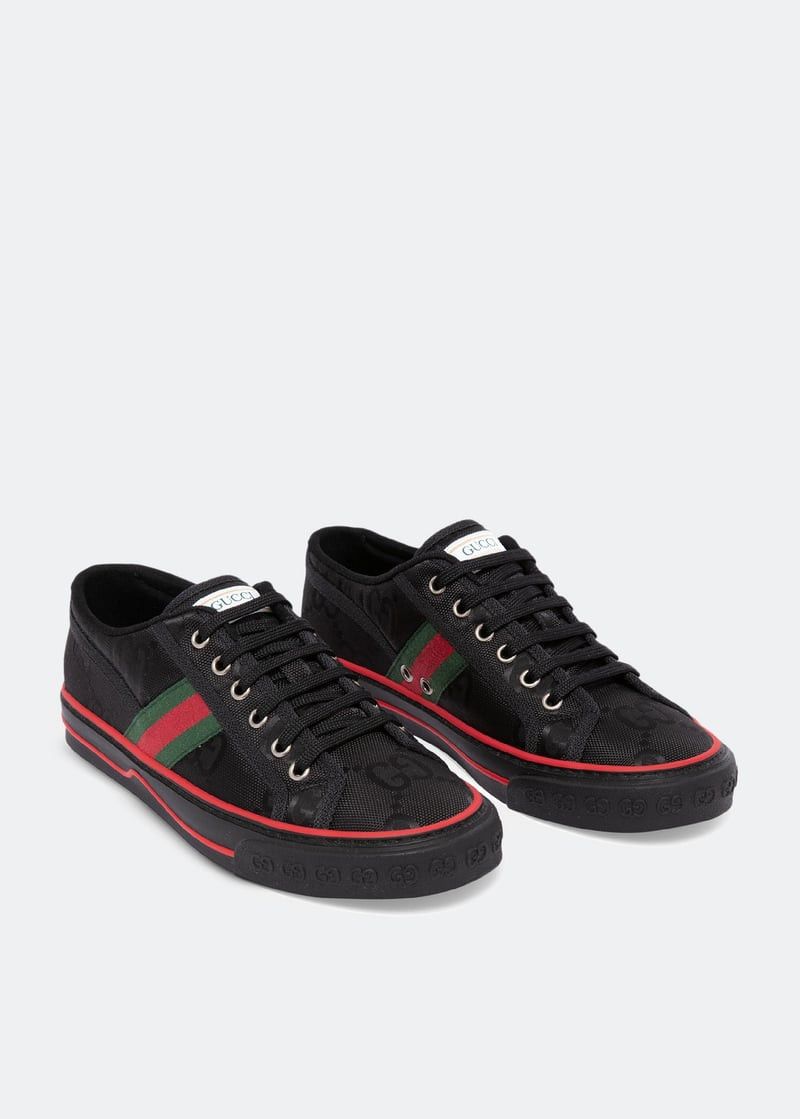Gucci o1s1wg110525 Men's Gucci Off The Grid Sneakers in Black Size US 14 / EU 47 - 2 Thumbnail