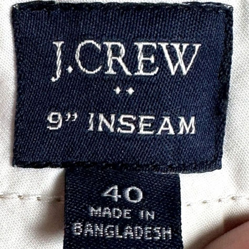 J.Crew J.Crew Chino Shorts Mens 40x9 Tan Khaki Flat Front Pockets Stretch Casual Shorts Size US 40 / EU 56 - 3 Thumbnail