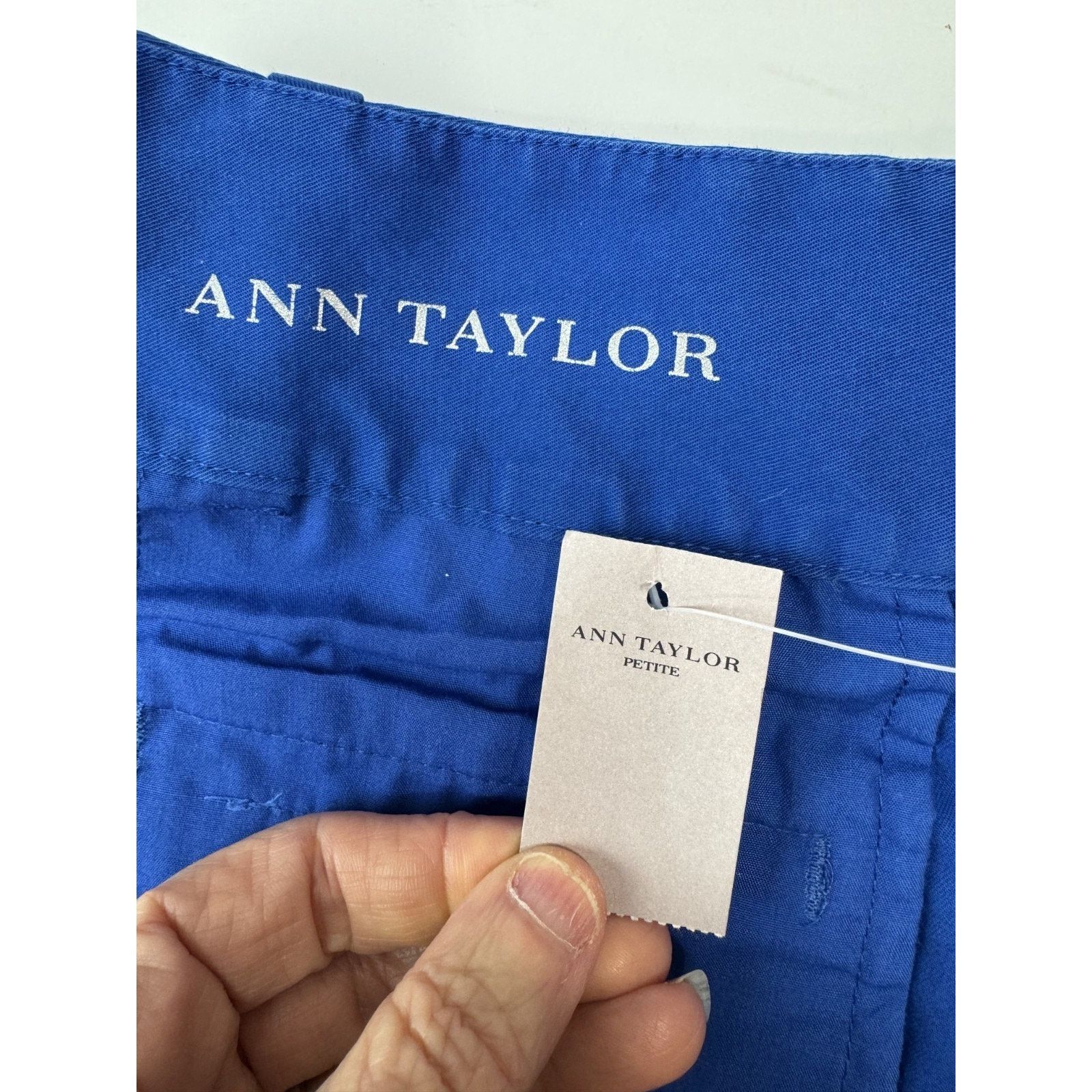 Ann Taylor Ann Taylor Petite 0P Cobalt Blue Tailored Short Stretch Size 26" / US 2 / IT 38 - 4 Thumbnail