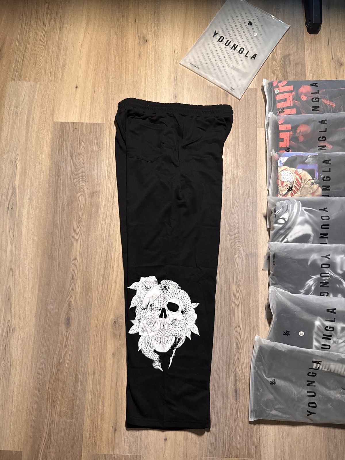 Darc Sport × Gymshark × YoungLA YoungLa SWEATS BAGGY JOGGERS THE DAWN COLLECTION size XXL Size US 40 / EU 56 - 4 Thumbnail