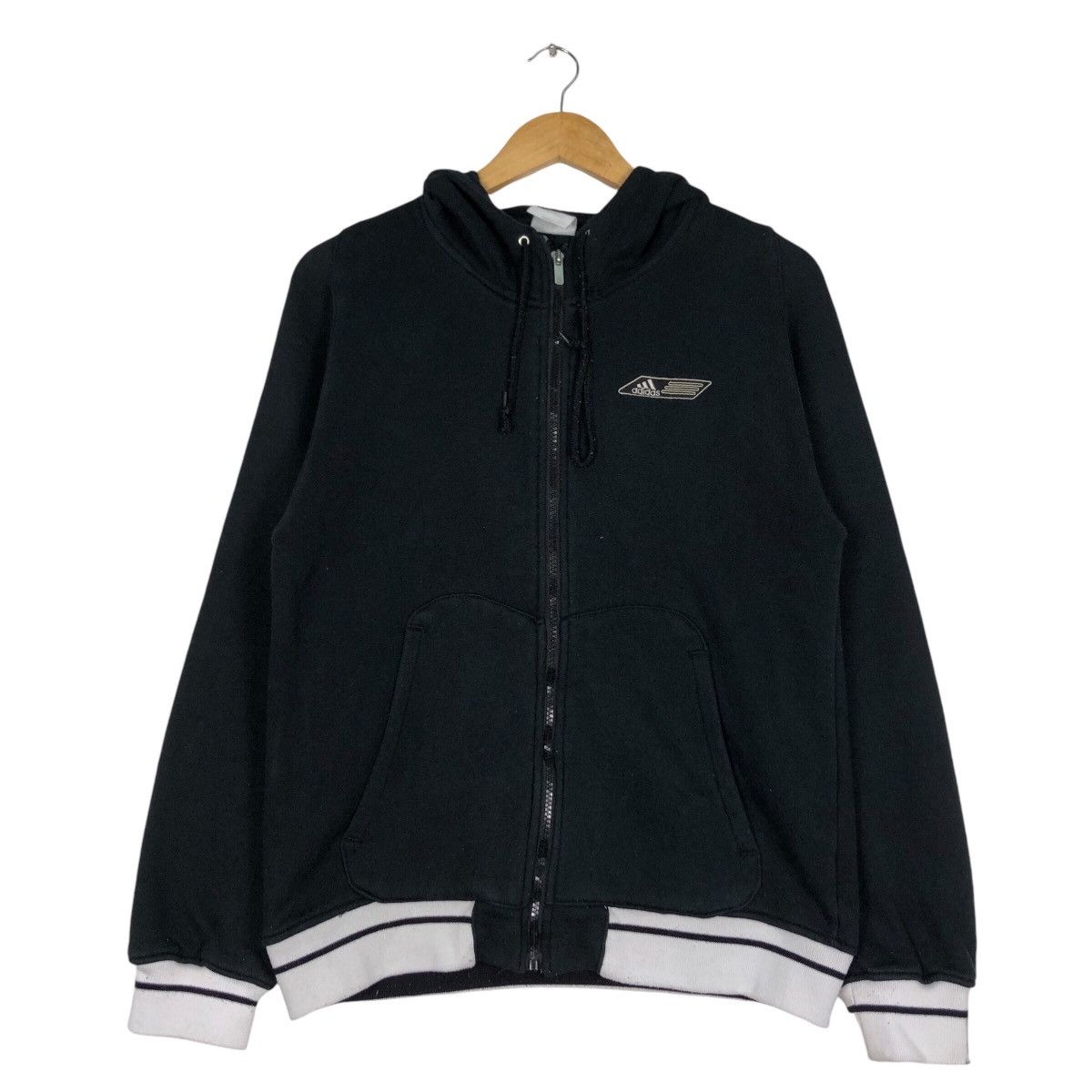 Adidas × Japanese Brand Adidas hoodie sweater jacket rare casual design small Size US S / EU 44-46 / 1 - 10 Thumbnail