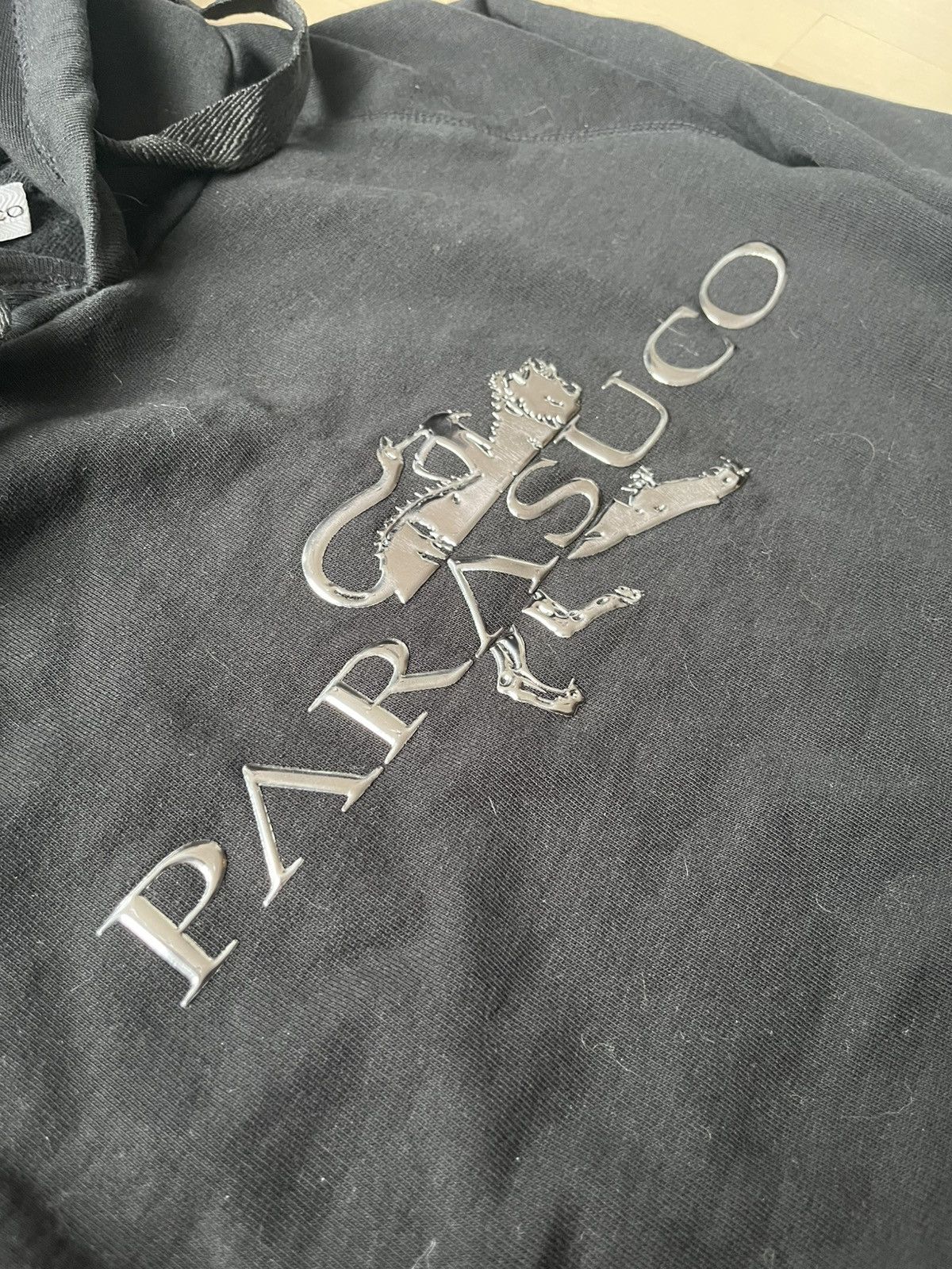 Parasuco Black Parasuco Silver Logo Hoodie Size US S / EU 44-46 / 1 - 2 Thumbnail