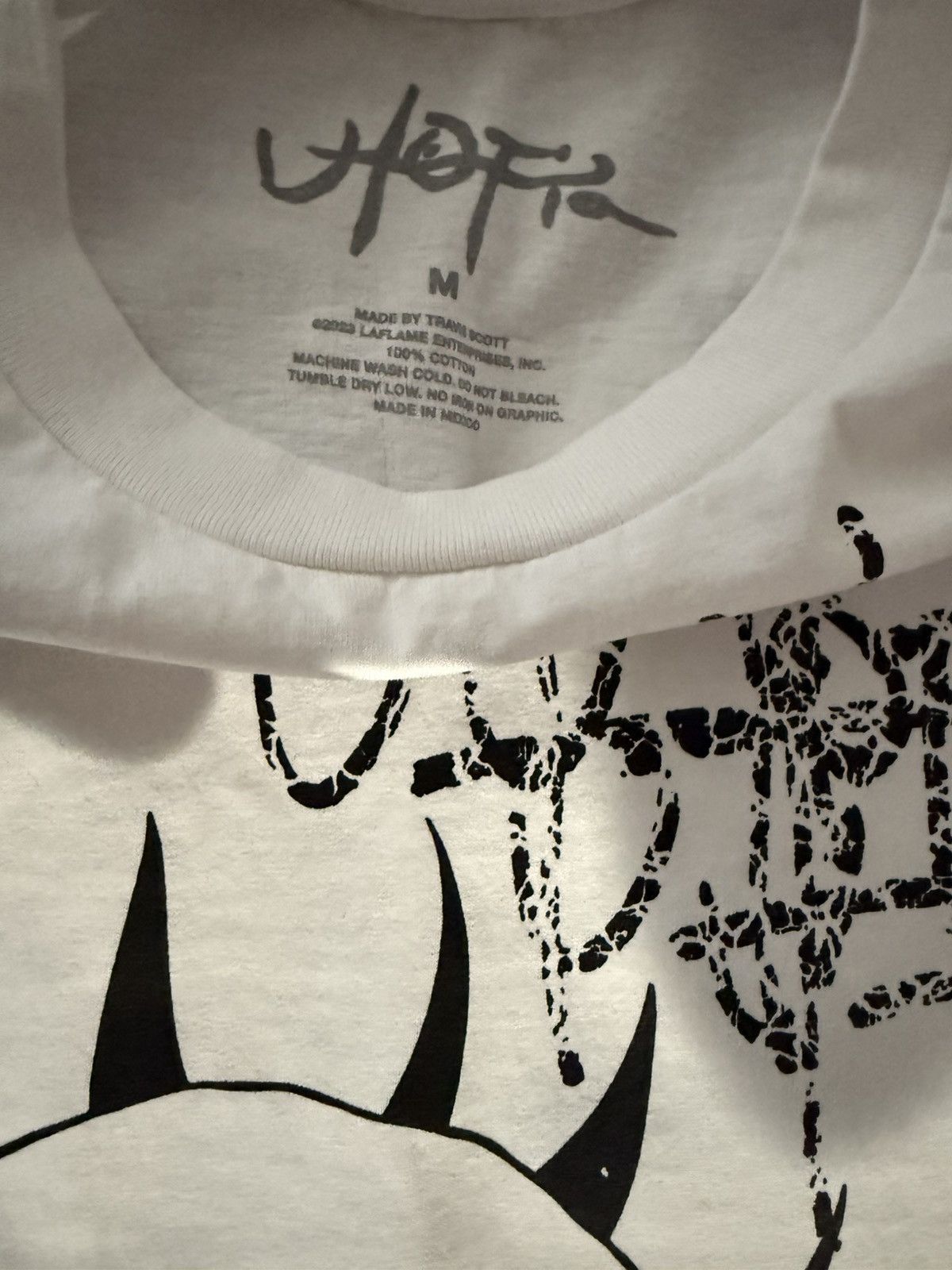 Travis Scott Medium Utopia C1 white tee Size US M / EU 48-50 / 2 - 2 Thumbnail