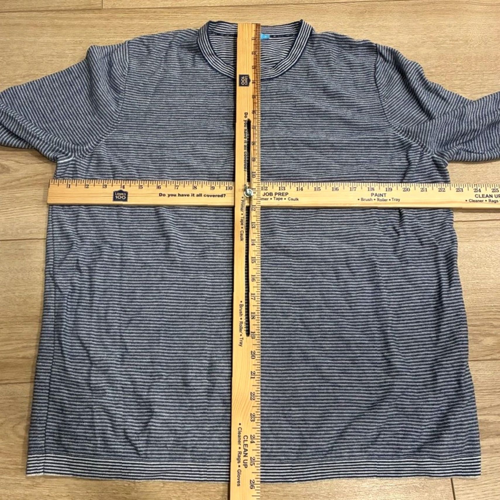 J.McLaughlin J. McLaughlin Men’s Cotton Modal Crew Neck Striped Sweater XL Size Pullover Men Blue Size US XL / EU 56 / 4 - 4 Thumbnail