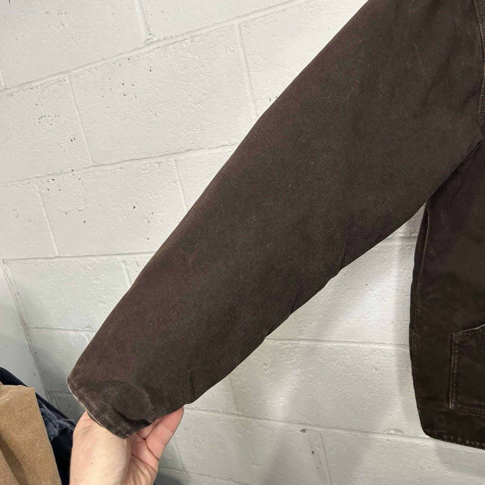 Carhartt Vintage Carhartt Sherpa-Lined Jacket “Dark Mocha” YYC61 DKB Size XS / US 0-2 / IT 36-38 - 9 Thumbnail