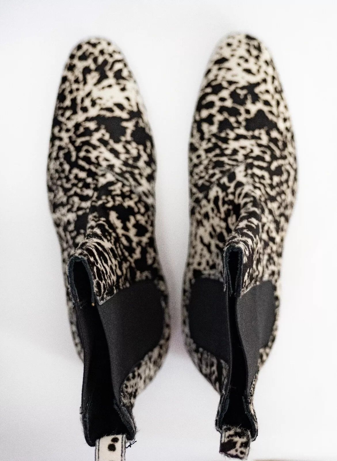 Burberry Burberry Prorsum Ponyhair Leather Black Animal Dress Boots Size US 7 / EU 40 - 6 Thumbnail