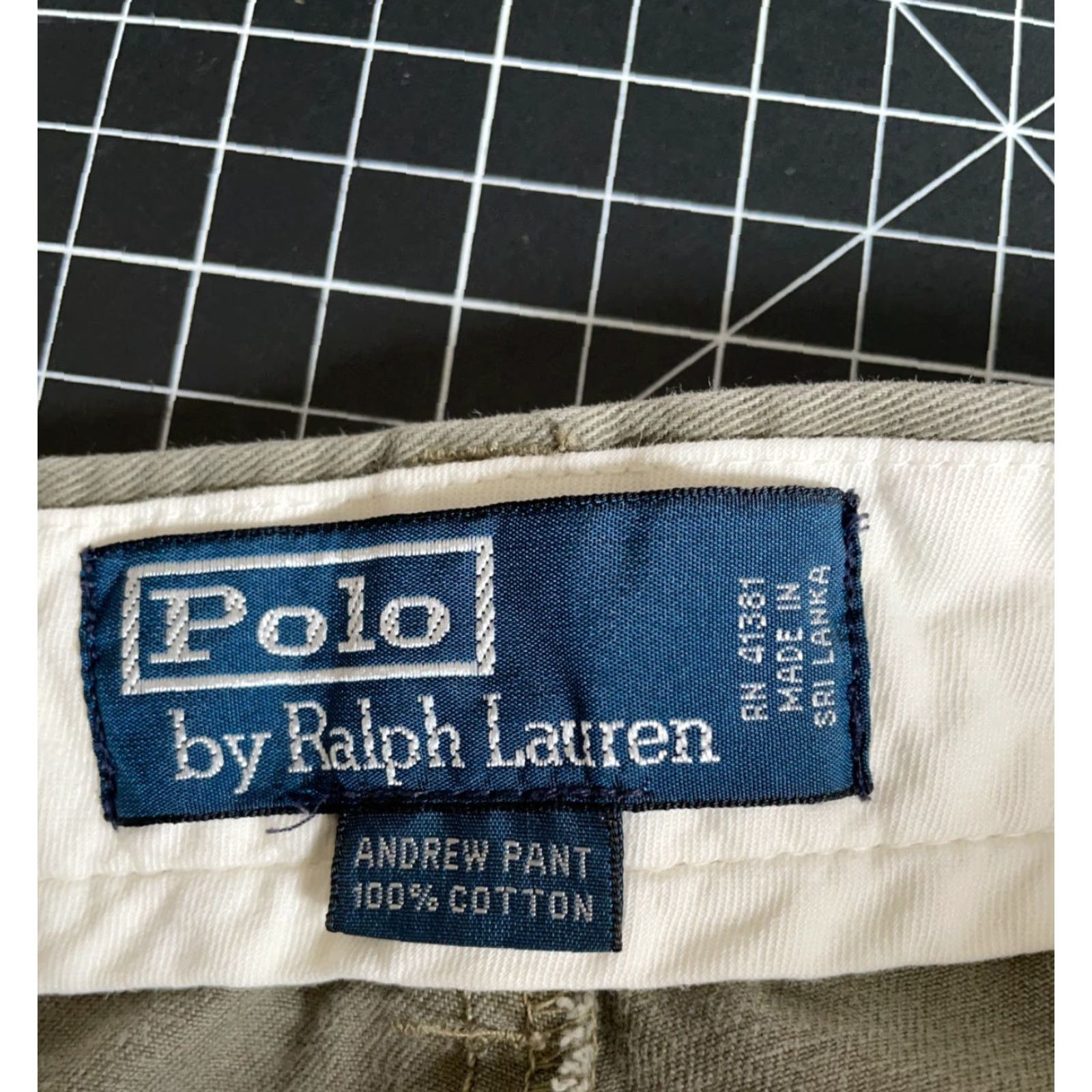 Polo Ralph Lauren VINTAGE Polo Ralph Lauren Andrew Pleated Pants Men 36 x 29 Green Chino Regular High Rise Zip 100% Cotton Vintage Mens Range: Preppy Retro Size US M / EU 48-50 / 2 - 3 Thumbnail