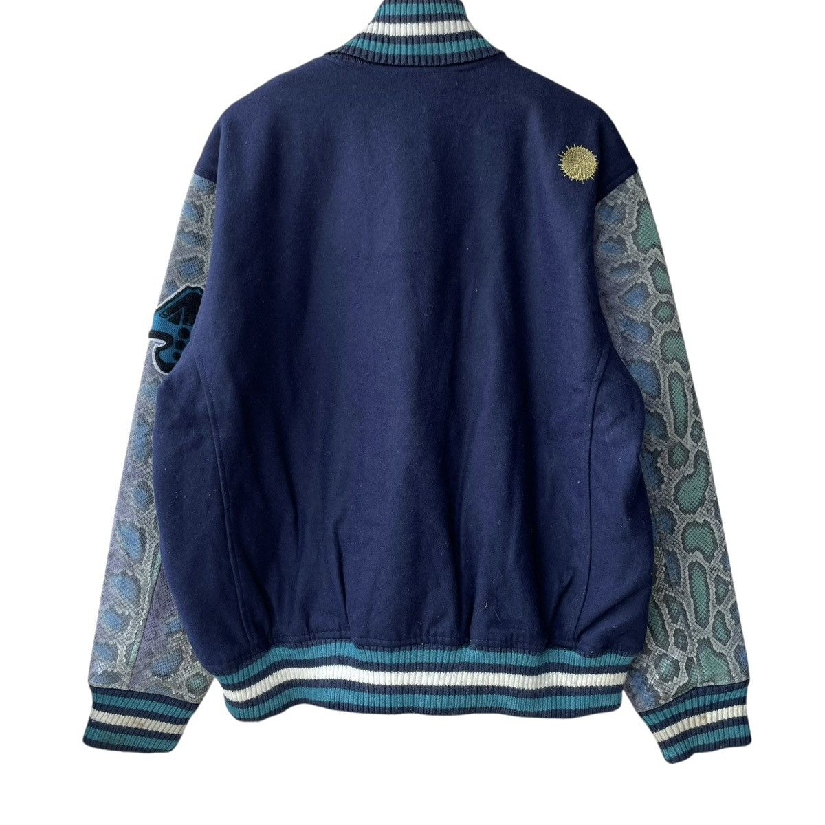 Designer × SABIT Sabit NYC Tanoshinde Rare Vintage 00s Wool Letterman Jacket Size US L / EU 52-54 / 3 - 2 Thumbnail