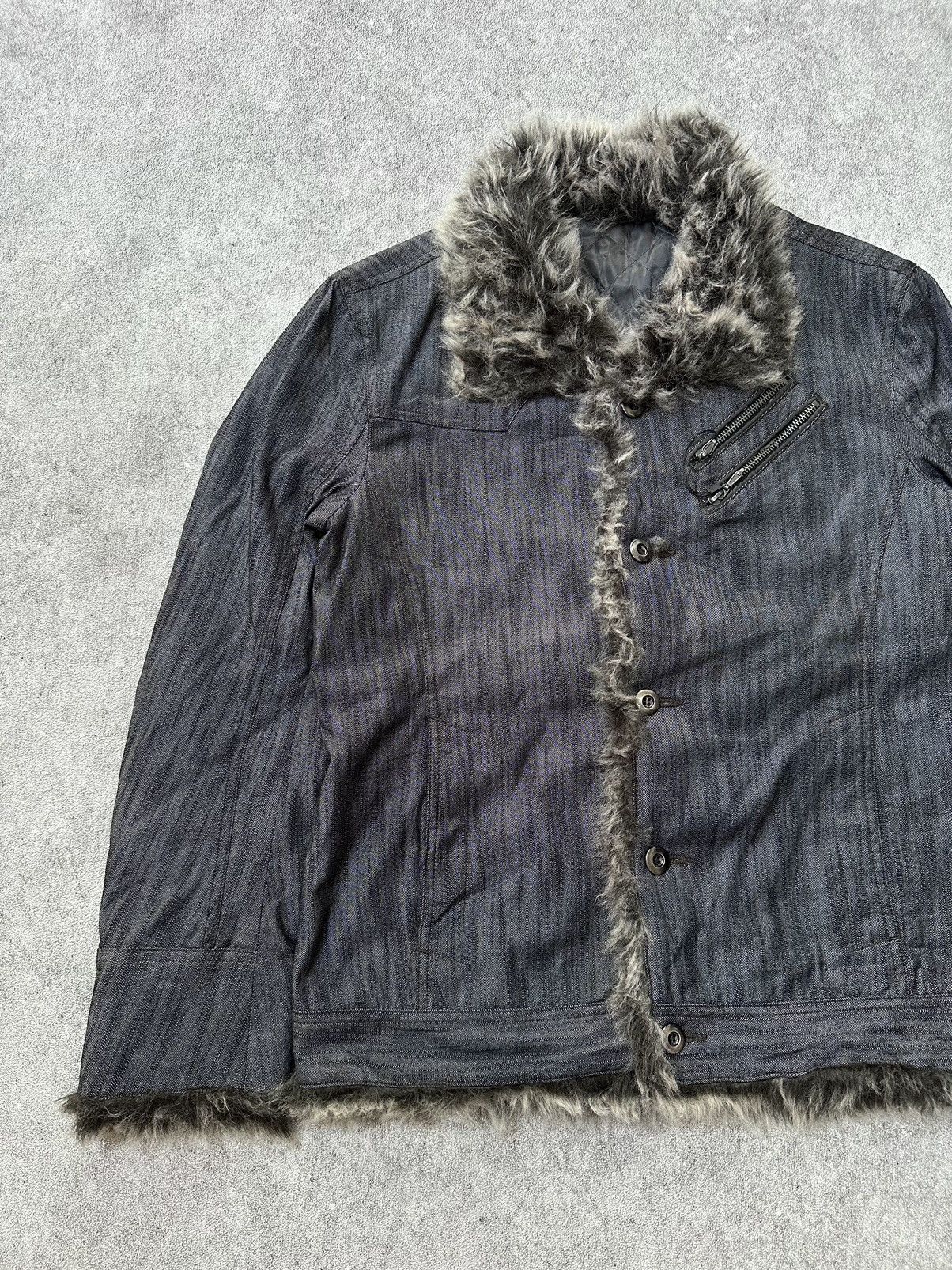 If Six Was Nine Semantic Design Fur Jacket Vkei Ifsix Lgb Style Size US L / EU 52-54 / 3 - 3 Thumbnail